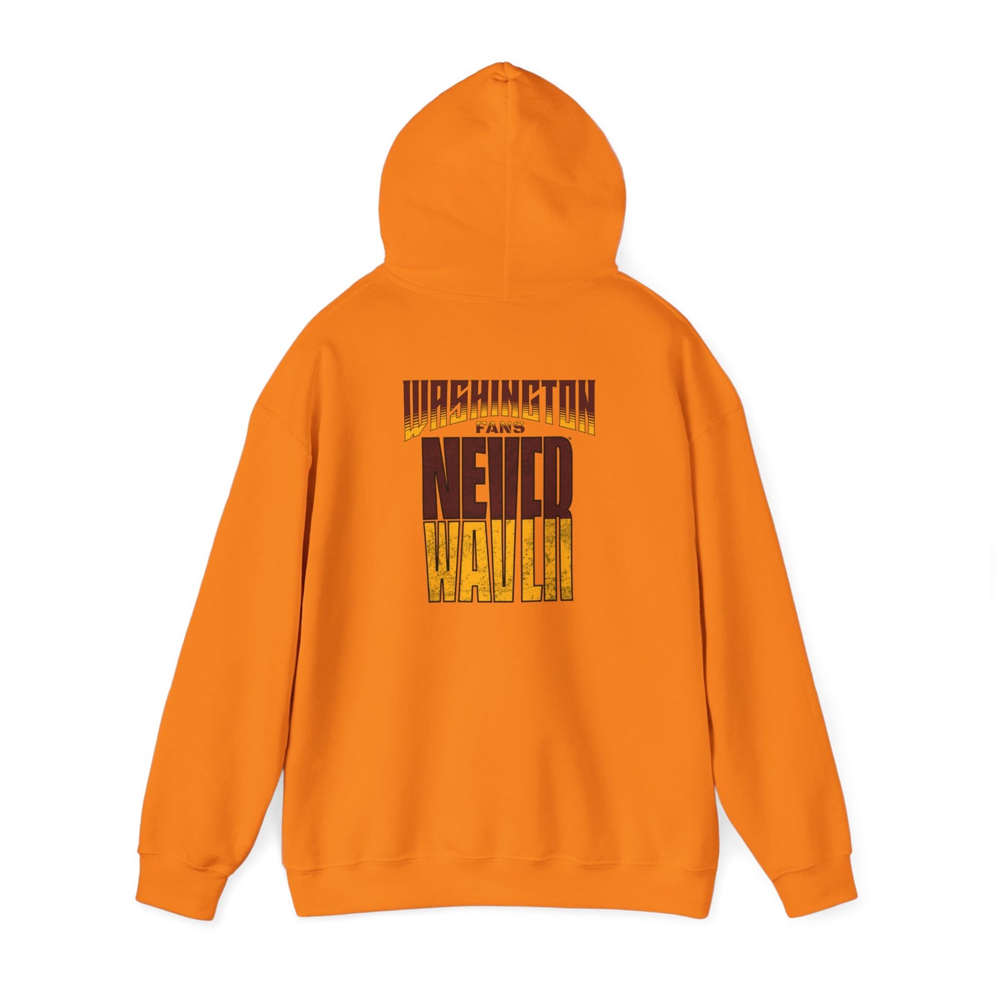 Washington Fans Never Waver Unisex Heavy Blend™ Hooded Sweatshirt