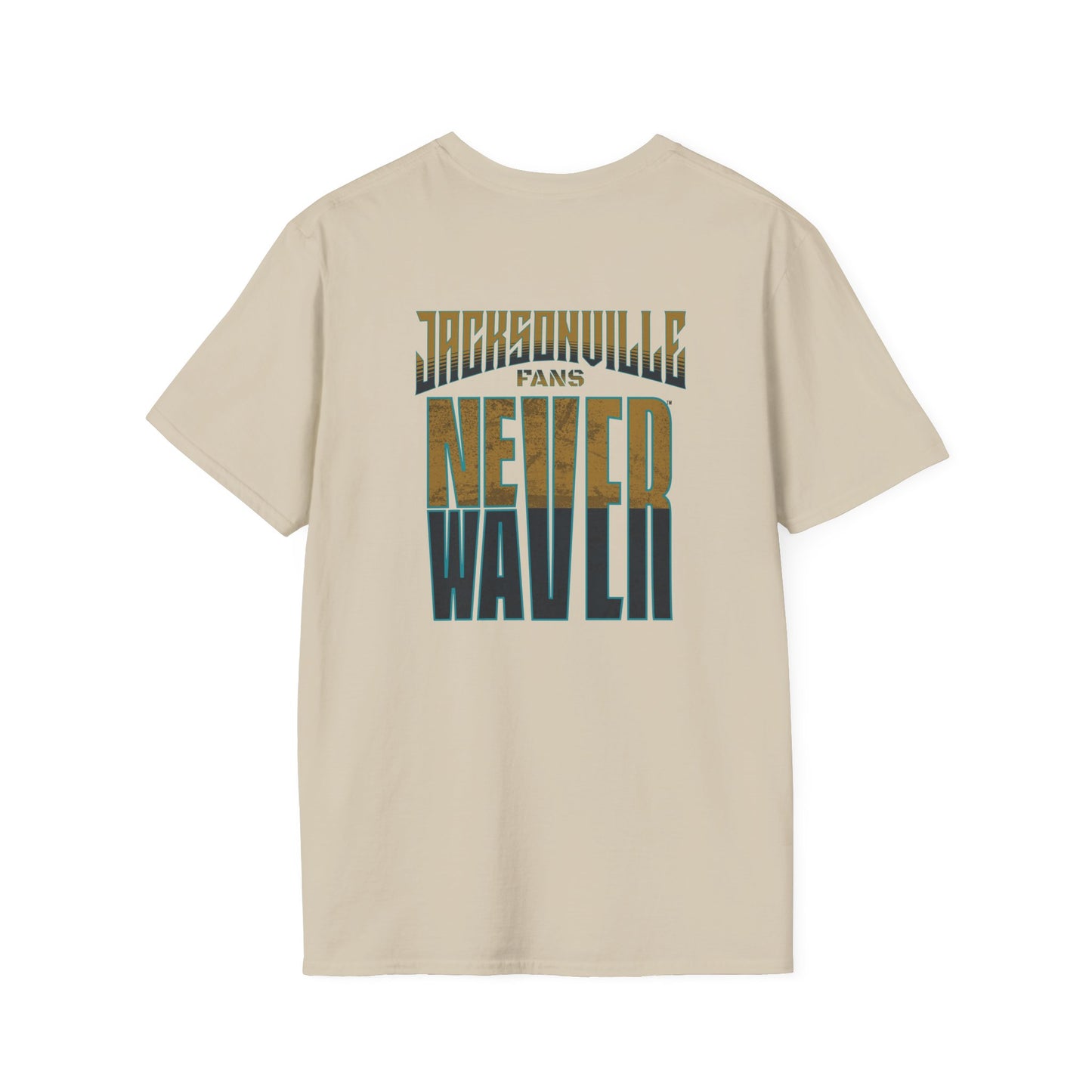 Jacksonville Fans Never Waver Unisex Softstyle T-Shirt