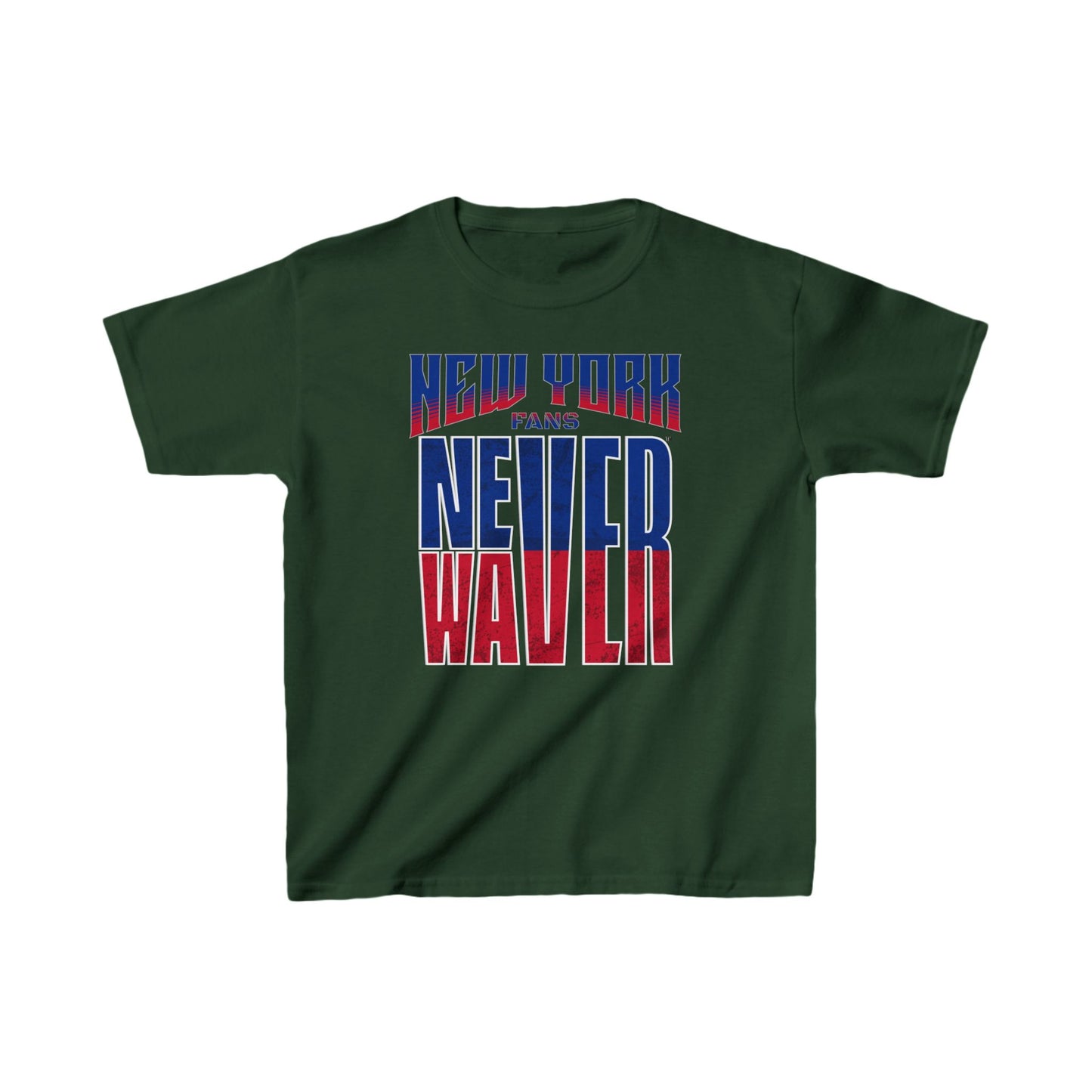 New York Fans Never Waver Kids Heavy Cotton™ Tee