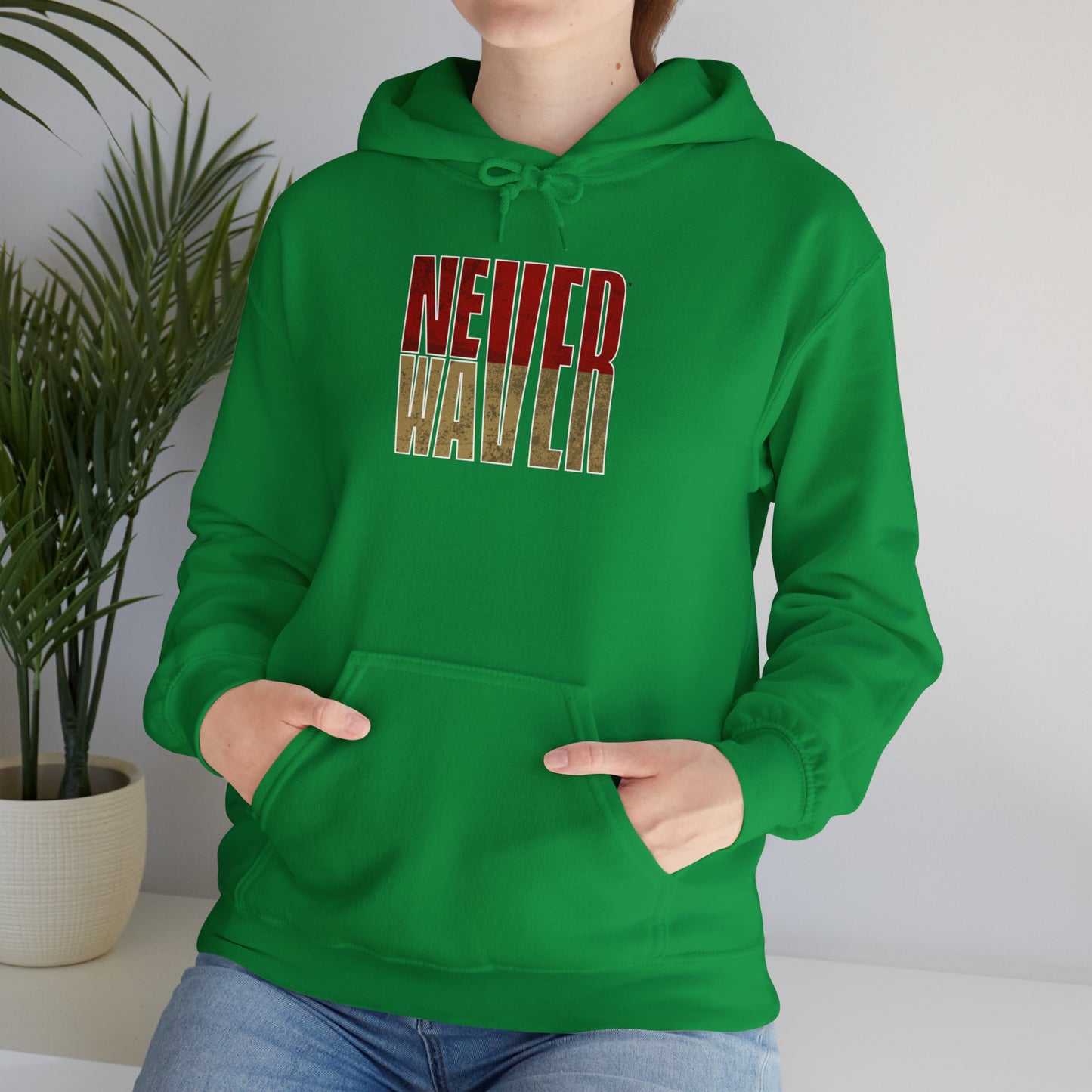 San Francisco Fans Never Waver Unisex Heavy Blend™ Hooded Sweatshirt