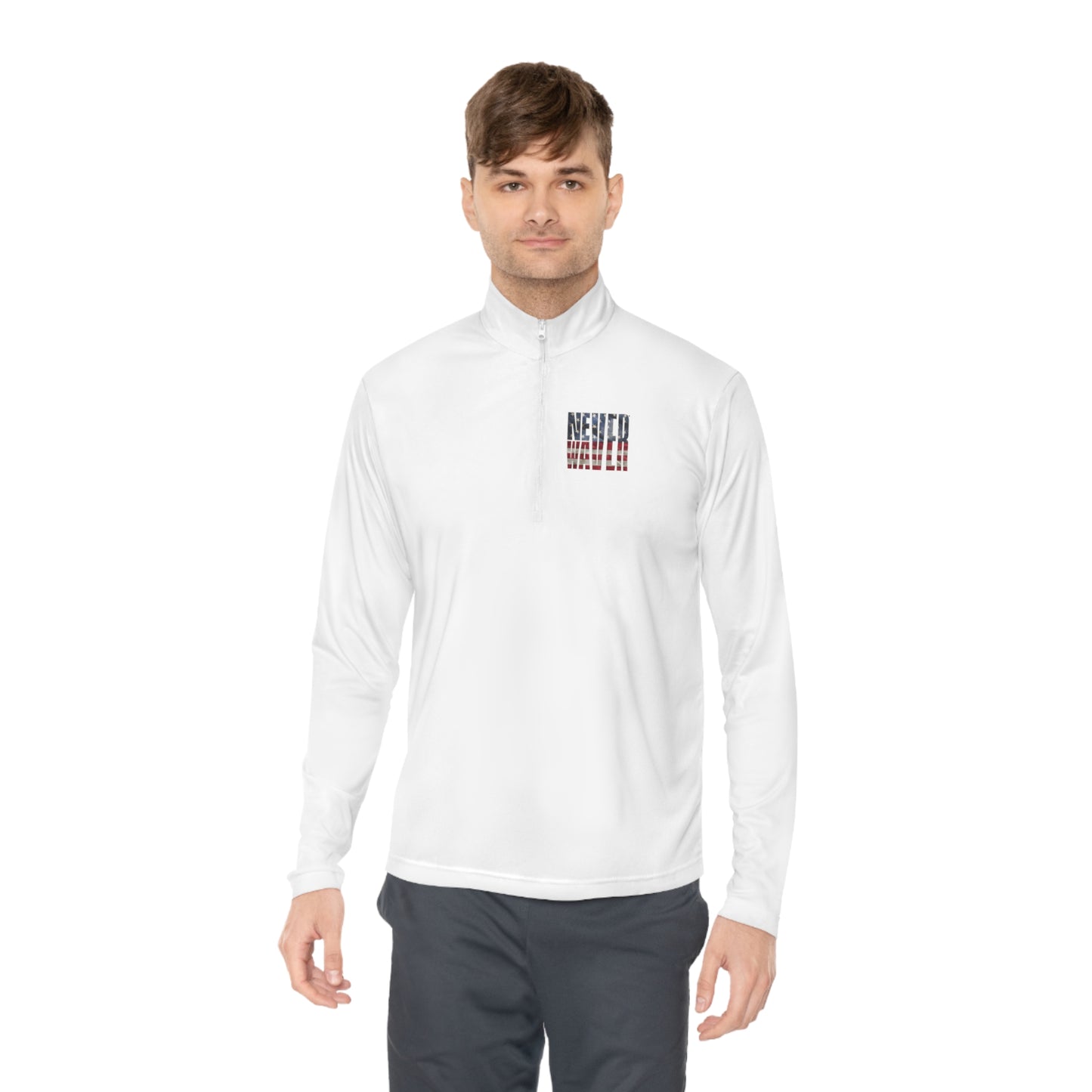 Never Waver Unisex Quarter-Zip Pullover