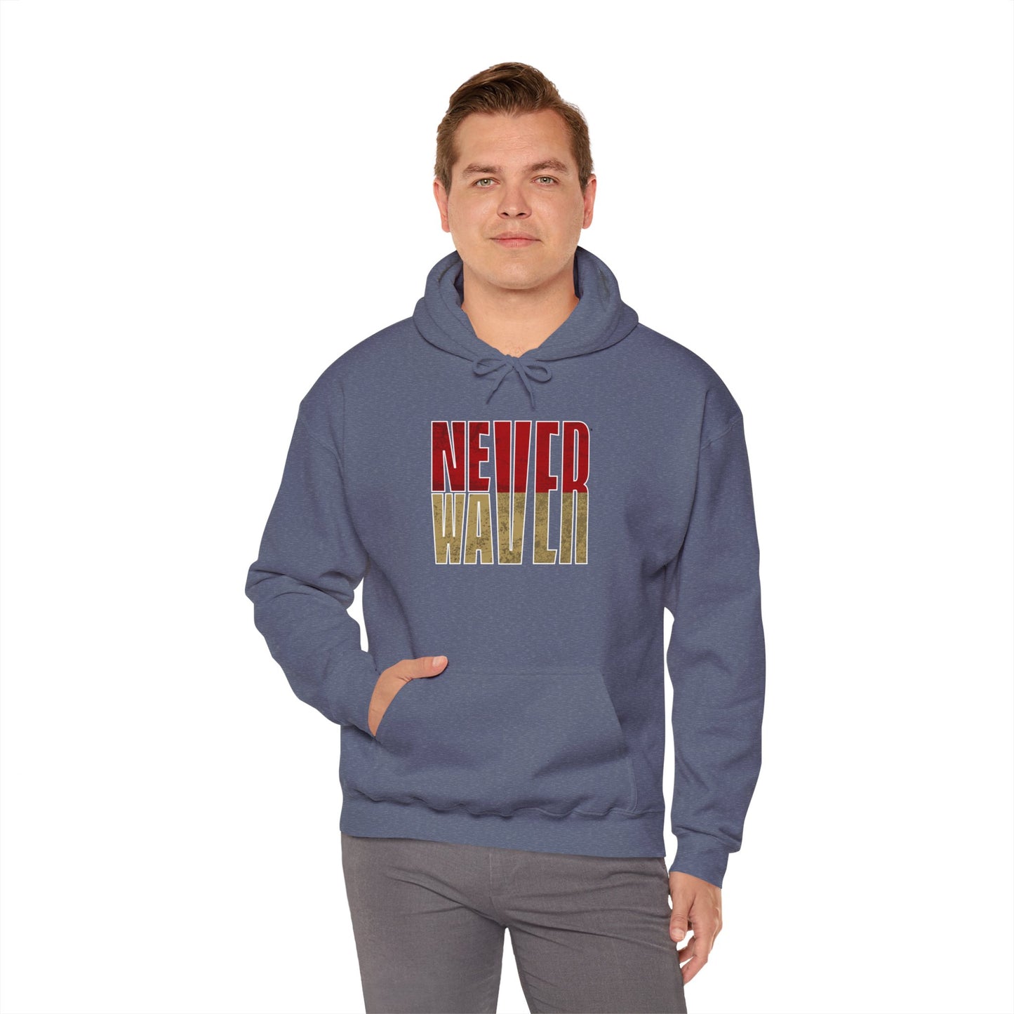 San Francisco Fans Never Waver Unisex Heavy Blend™ Hooded Sweatshirt