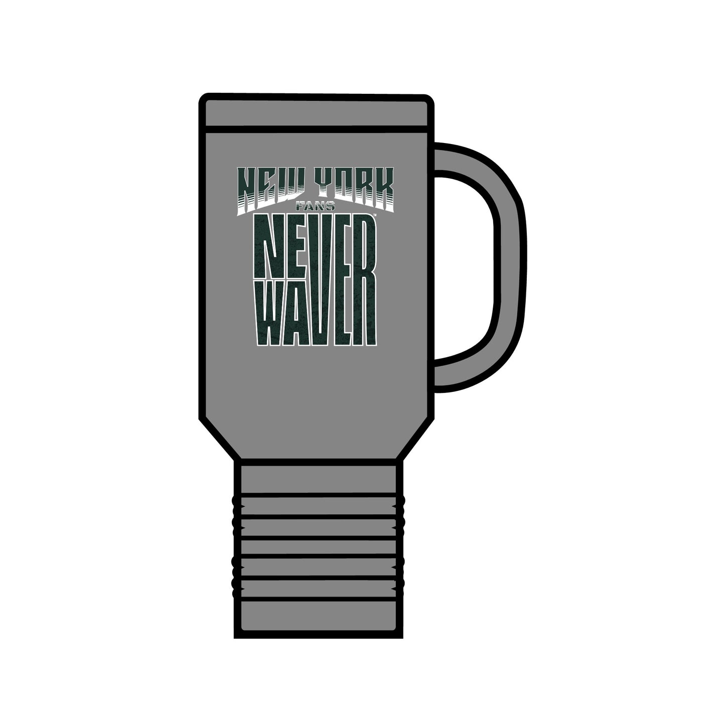 New York Fans Never Waver Insulated Travel Mug, 40oz