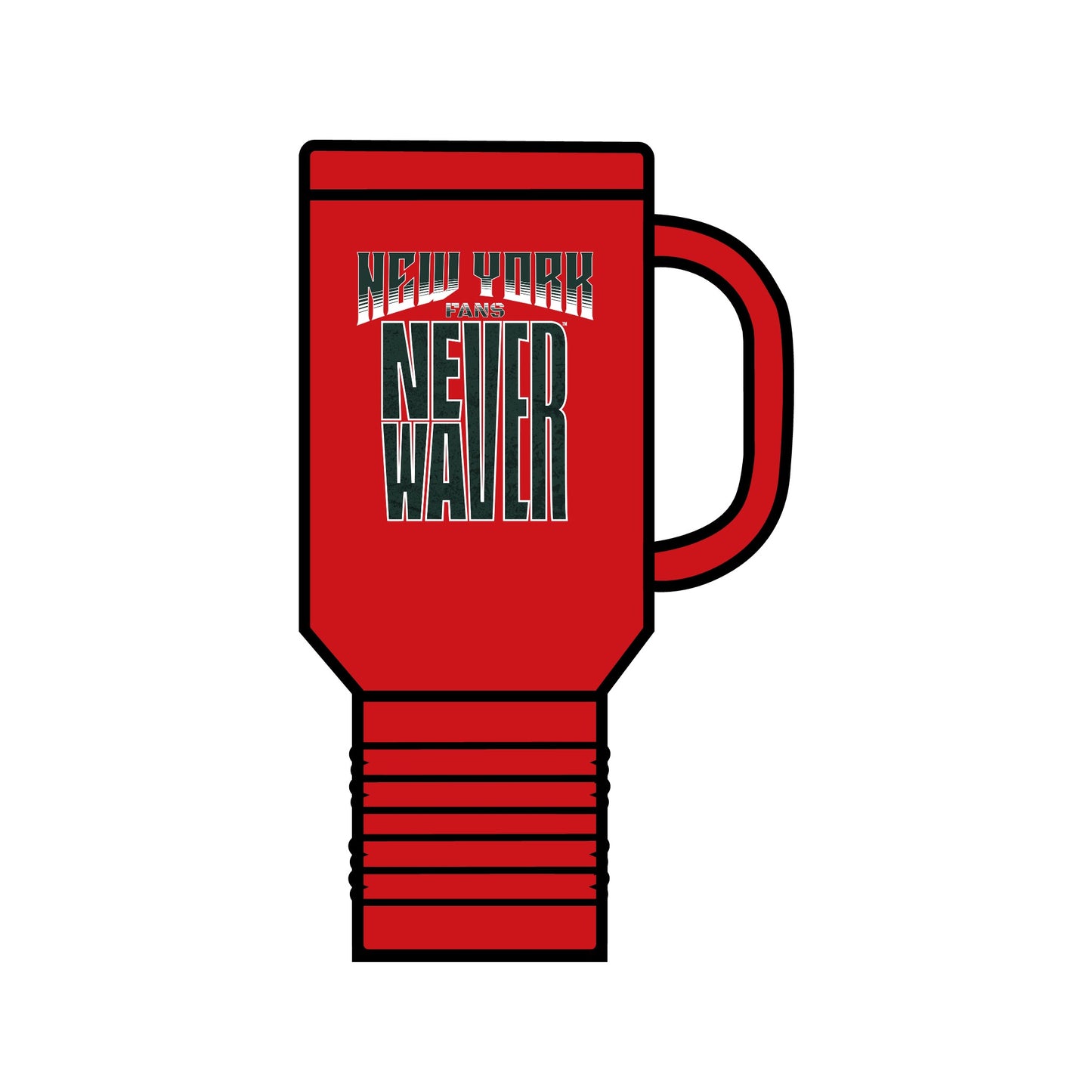 New York Fans Never Waver Insulated Travel Mug, 40oz