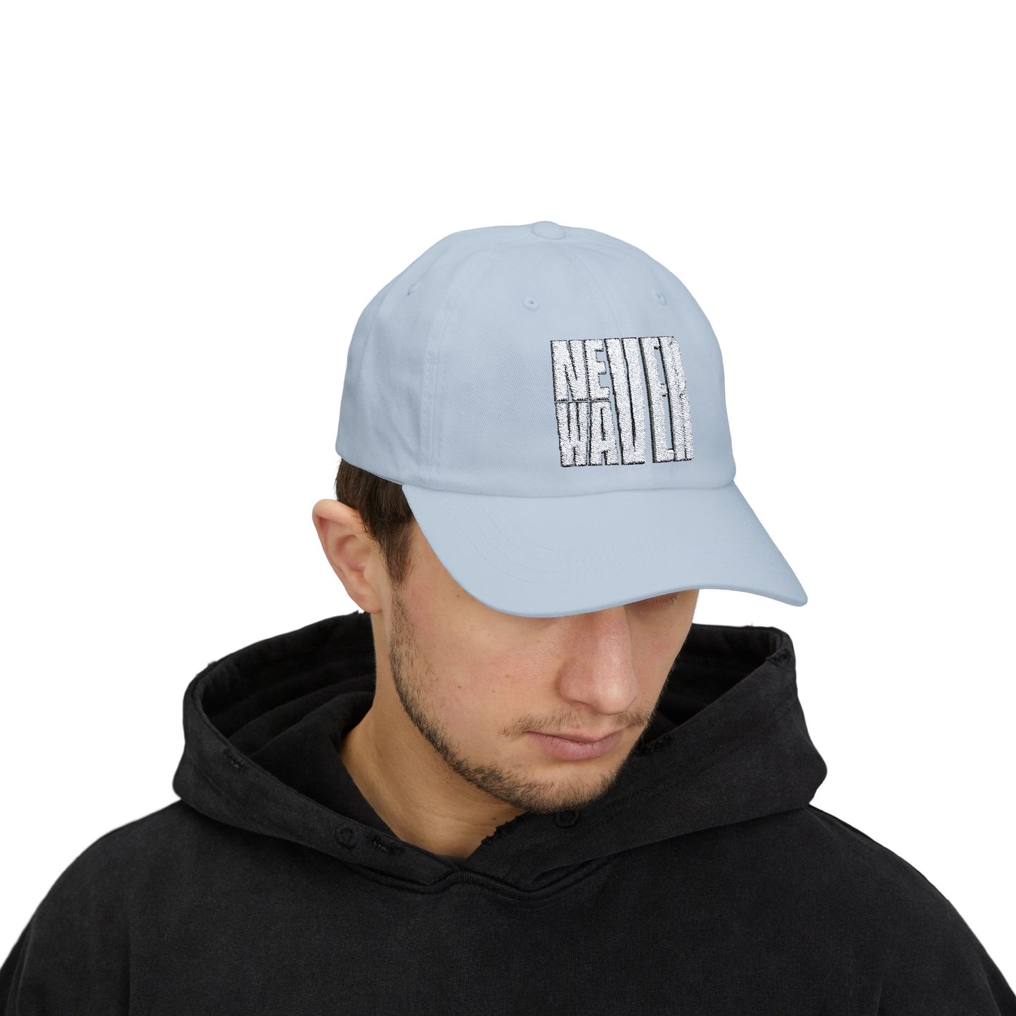 Never Waver  Embroidered Classic Dad Cap