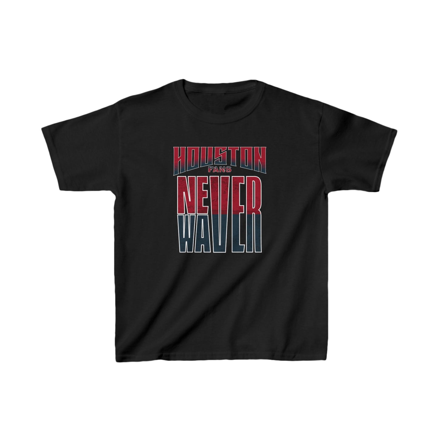 Huston Fans Never Waver Kids Heavy Cotton™ Tee