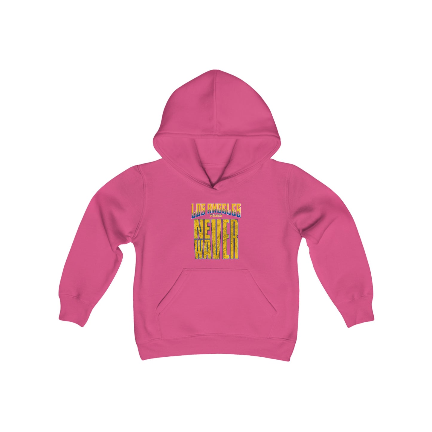 Los Angeles  Fans Never Waver Youth Heavy Blend Hooded Sweatshirt