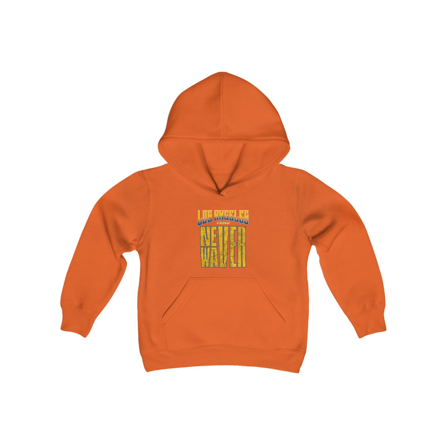 Los Angeles  Fans Never Waver Youth Heavy Blend Hooded Sweatshirt