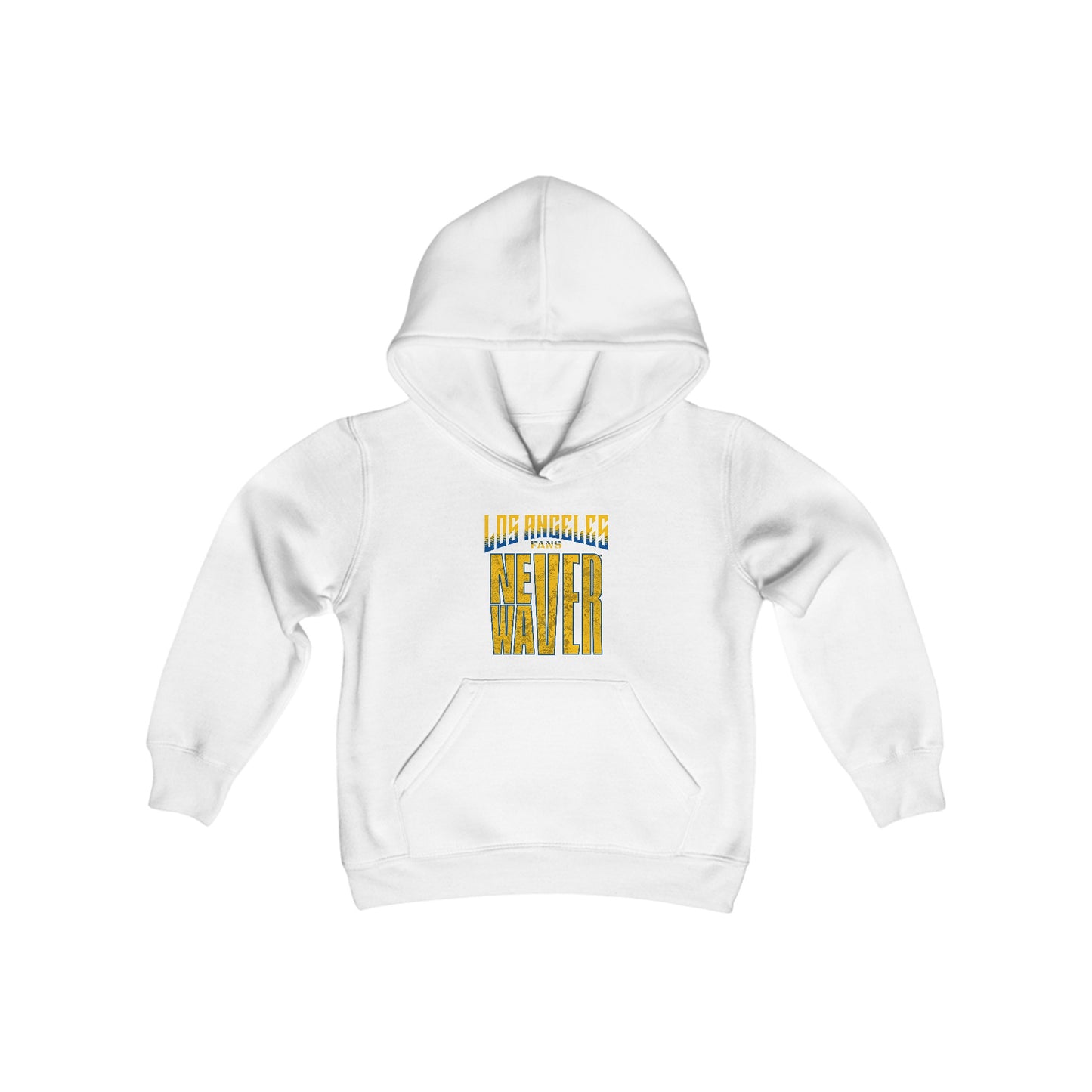 Los Angeles  Fans Never Waver Youth Heavy Blend Hooded Sweatshirt