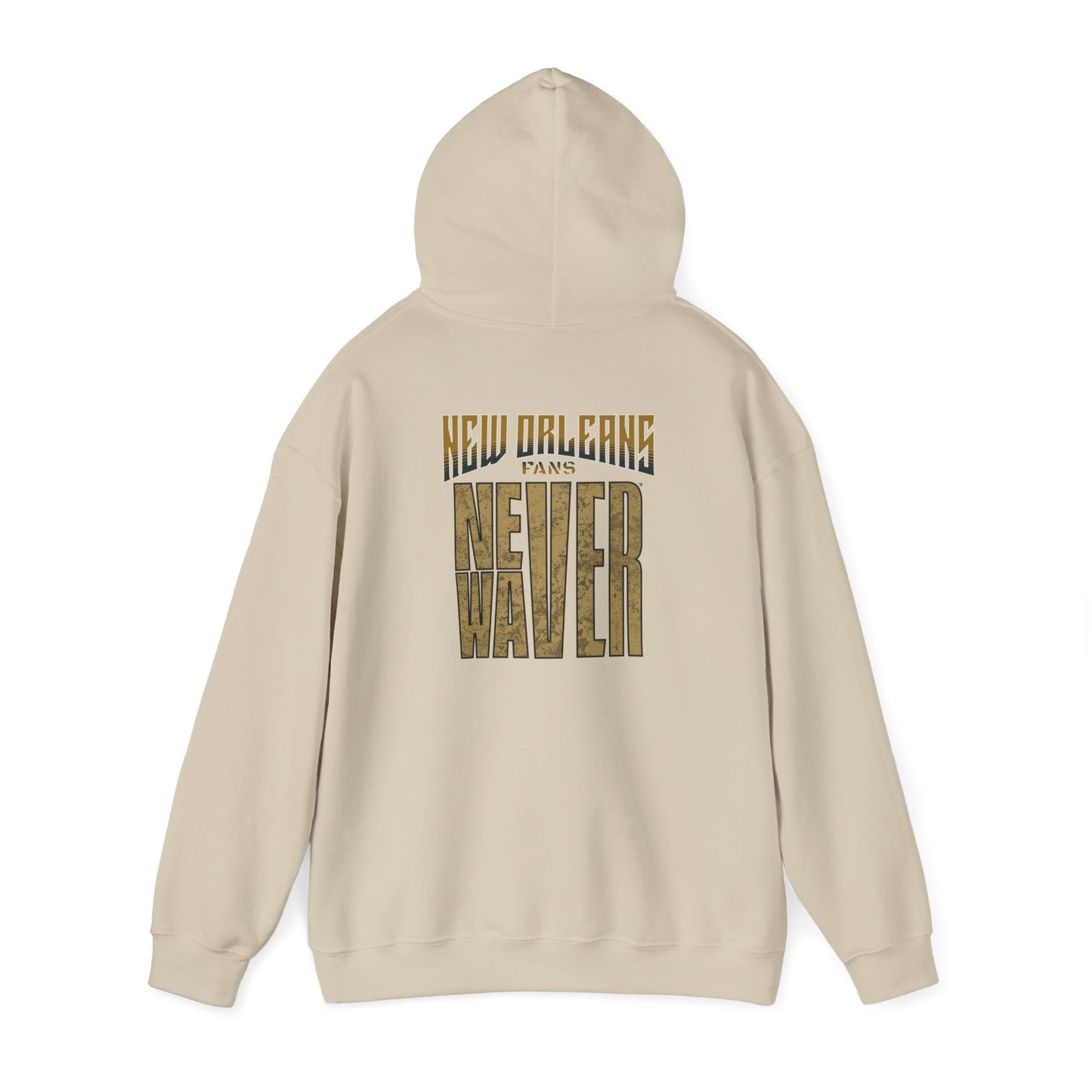 New Orleans Fans Never Waver Unisex Heavy Blend™ Hooded Sweatshirt