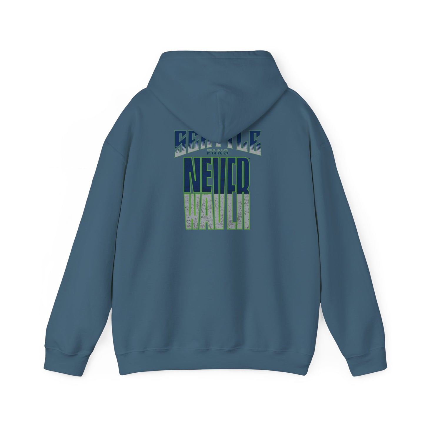 Seattle Fans Never Waver Unisex Heavy Blend™ Hooded Sweatshirt