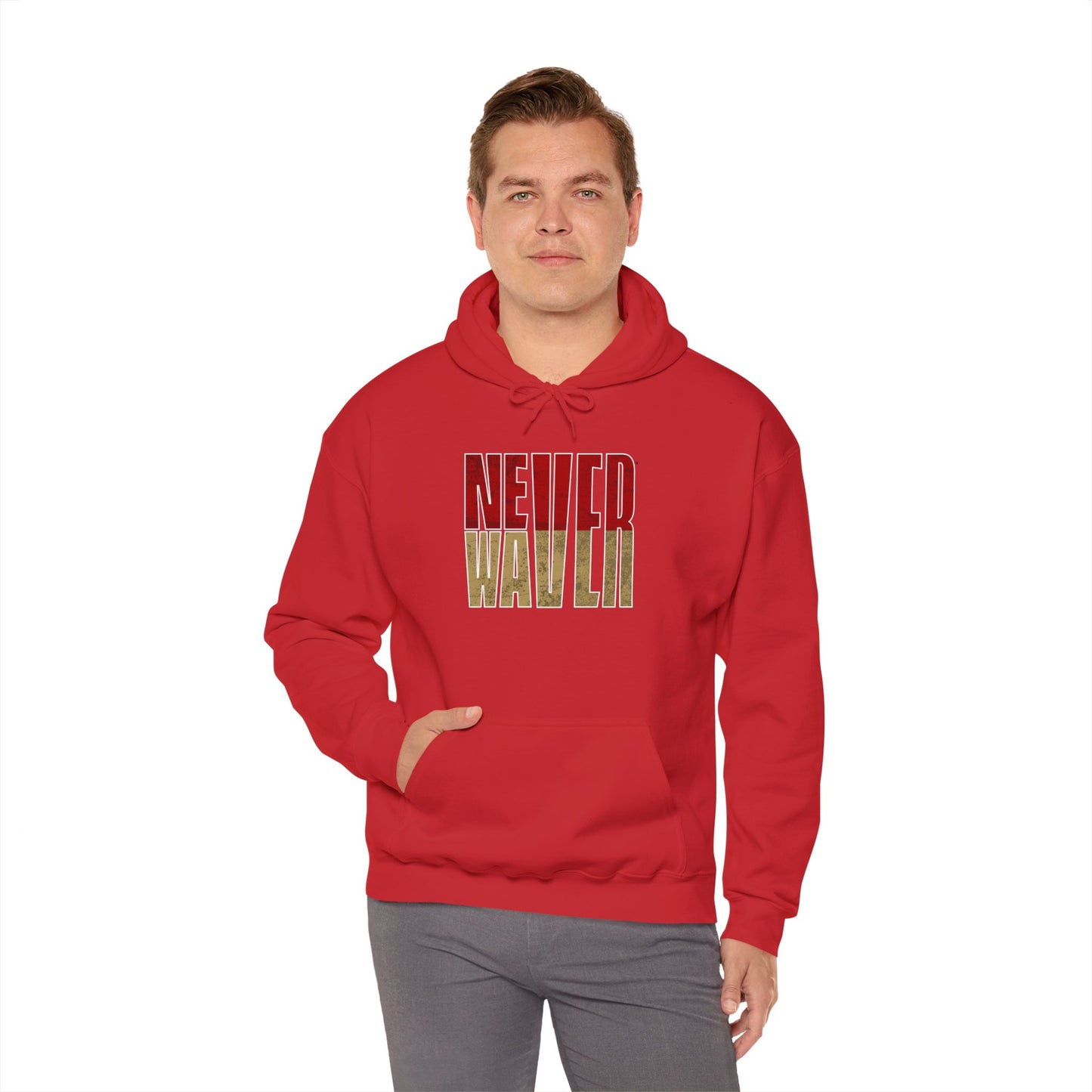 San Francisco Fans Never Waver Unisex Heavy Blend™ Hooded Sweatshirt