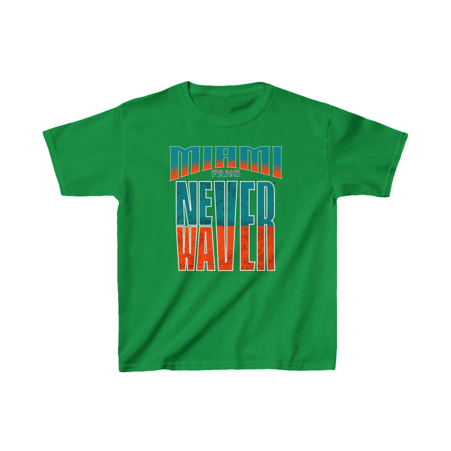 Miami Fans Never Waver Kids Heavy Cotton™ Tee