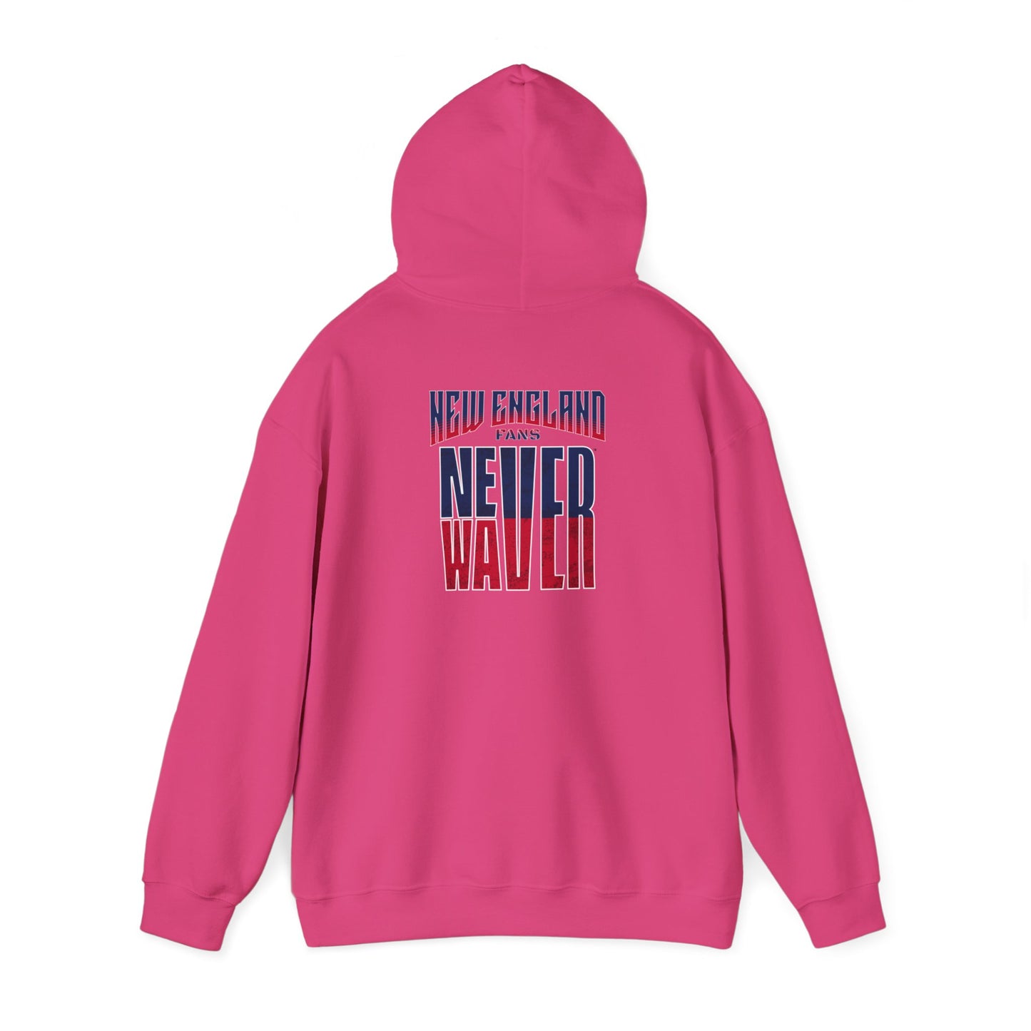 New England Fans Never Waver Unisex Heavy Blend™ Hooded Sweatshirt