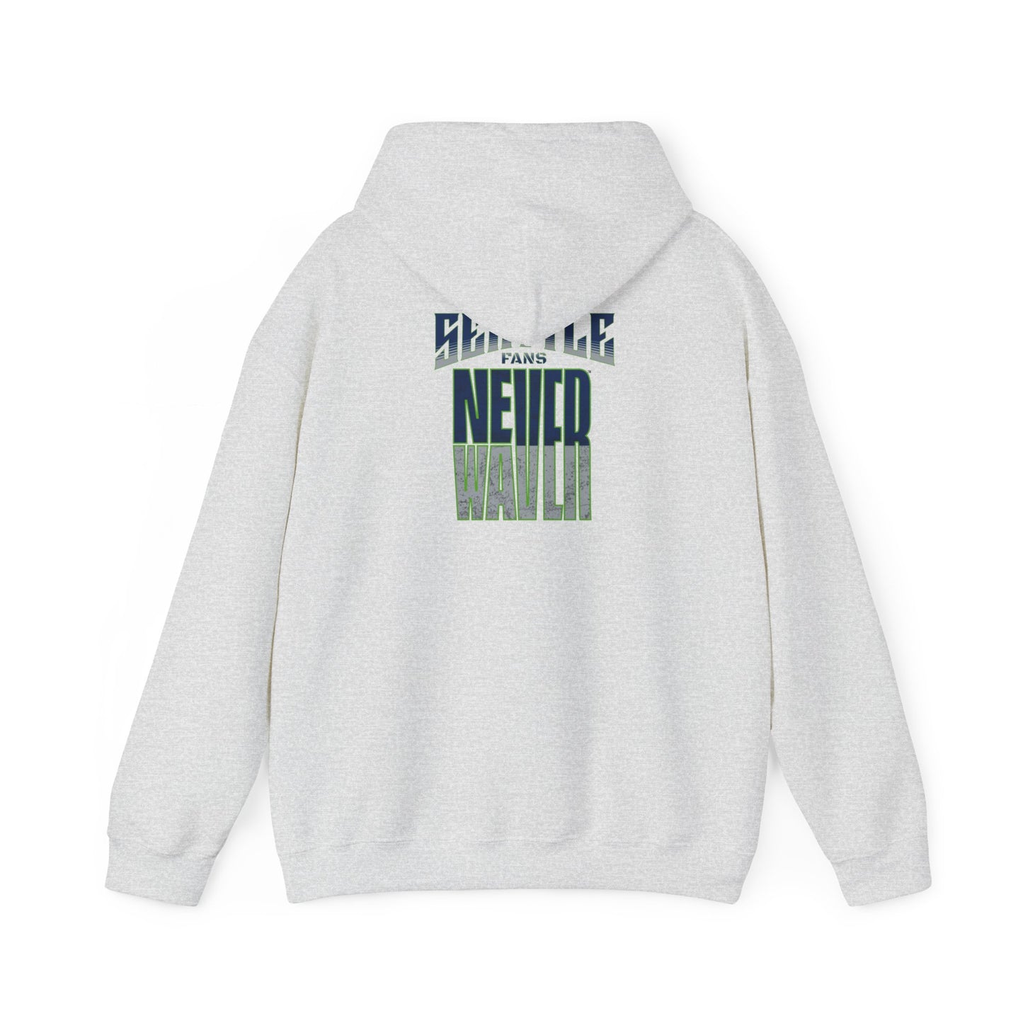 Seattle Fans Never Waver Unisex Heavy Blend™ Hooded Sweatshirt