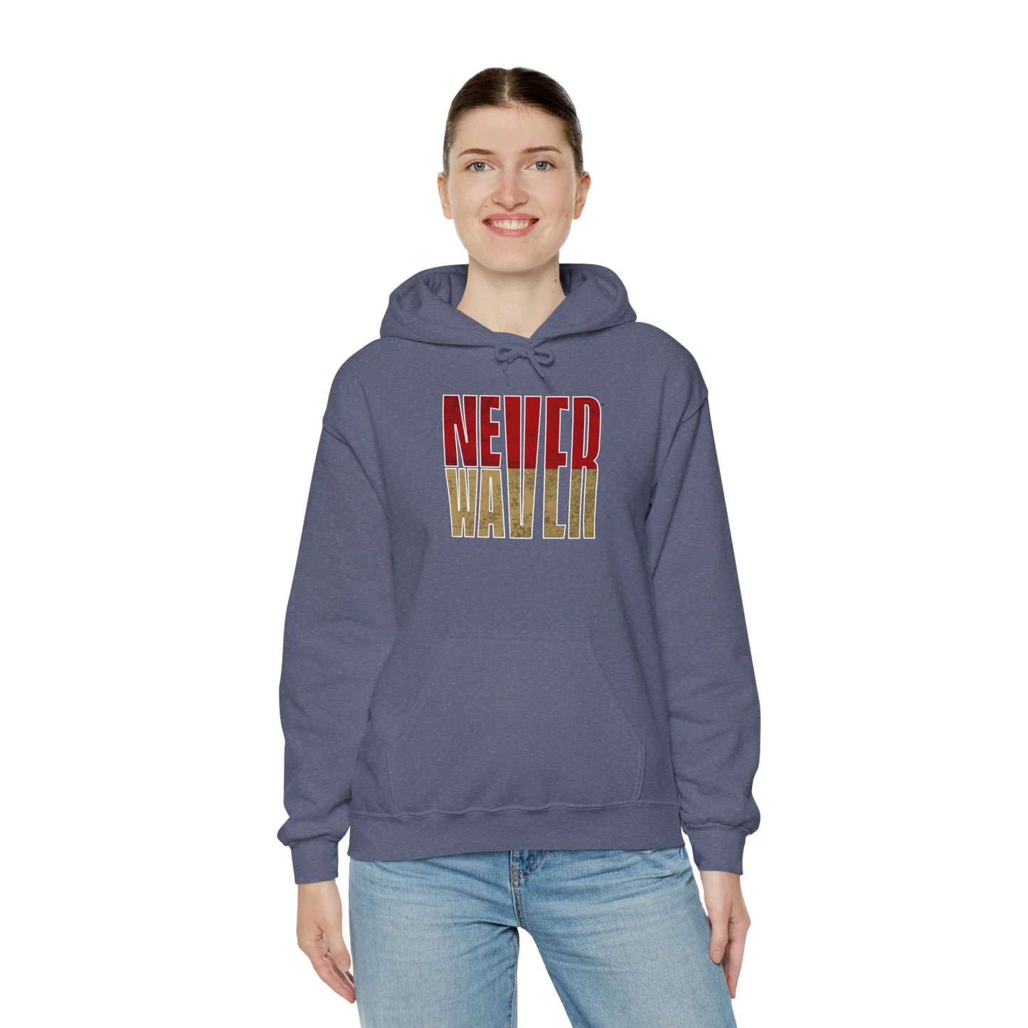 San Francisco Fans Never Waver Unisex Heavy Blend™ Hooded Sweatshirt