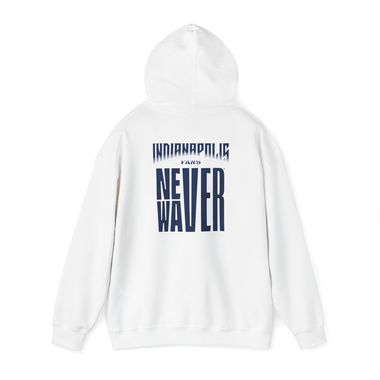 Indianapolis Fans Never Waver Unisex Heavy Blend™ Hooded Sweatshirt