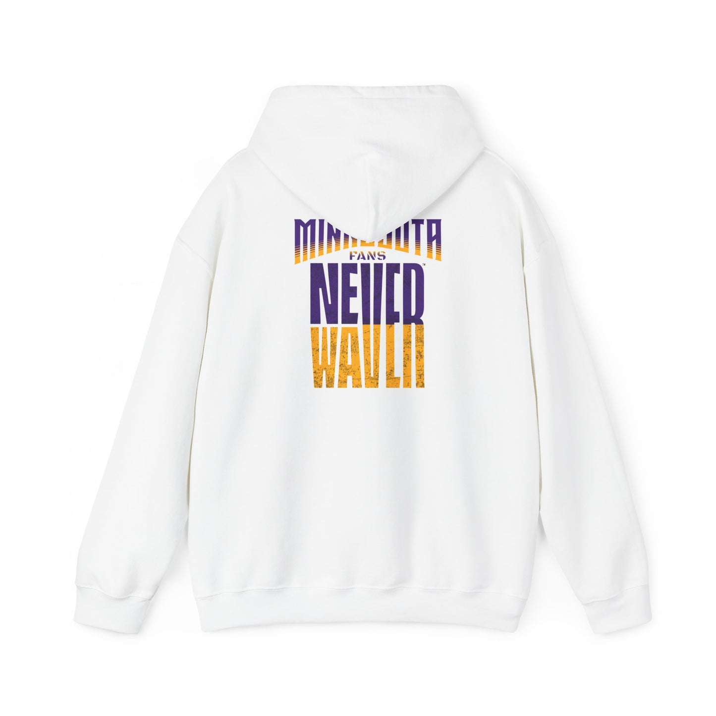 Minnesota Fans Never Waver Unisex Heavy Blend™ Hooded Sweatshirt