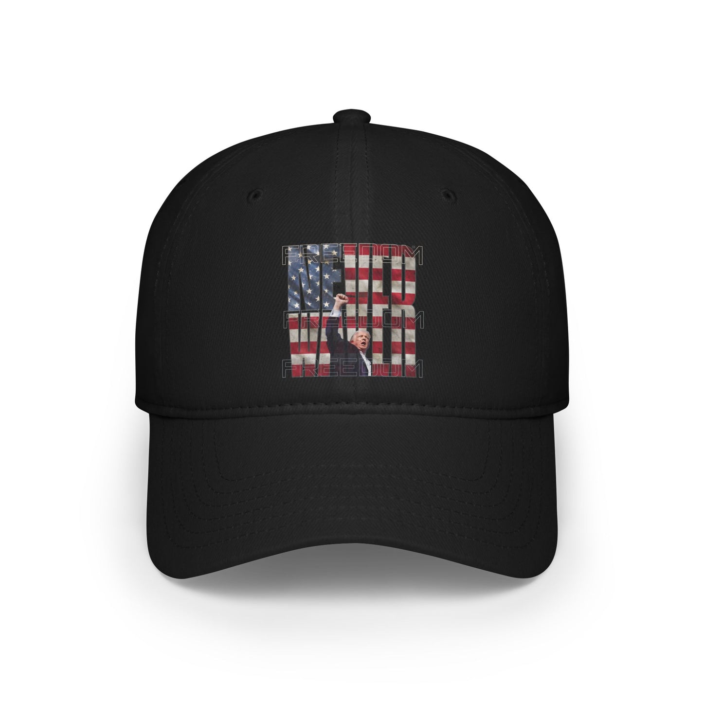 Never Waver Trump Fist Pump Low Profile Baseball Cap