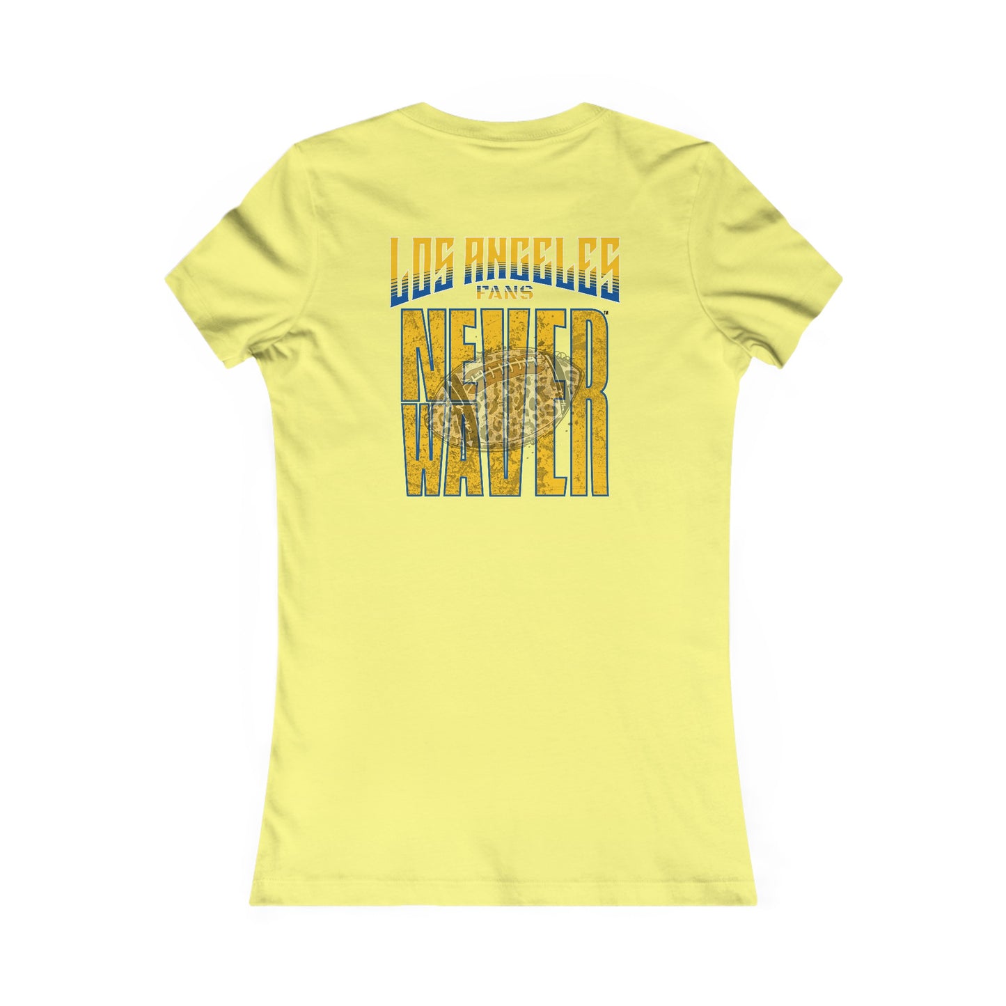 Los Angeles Fans Never Waver W-Leopard Football Women's Favorite Tee