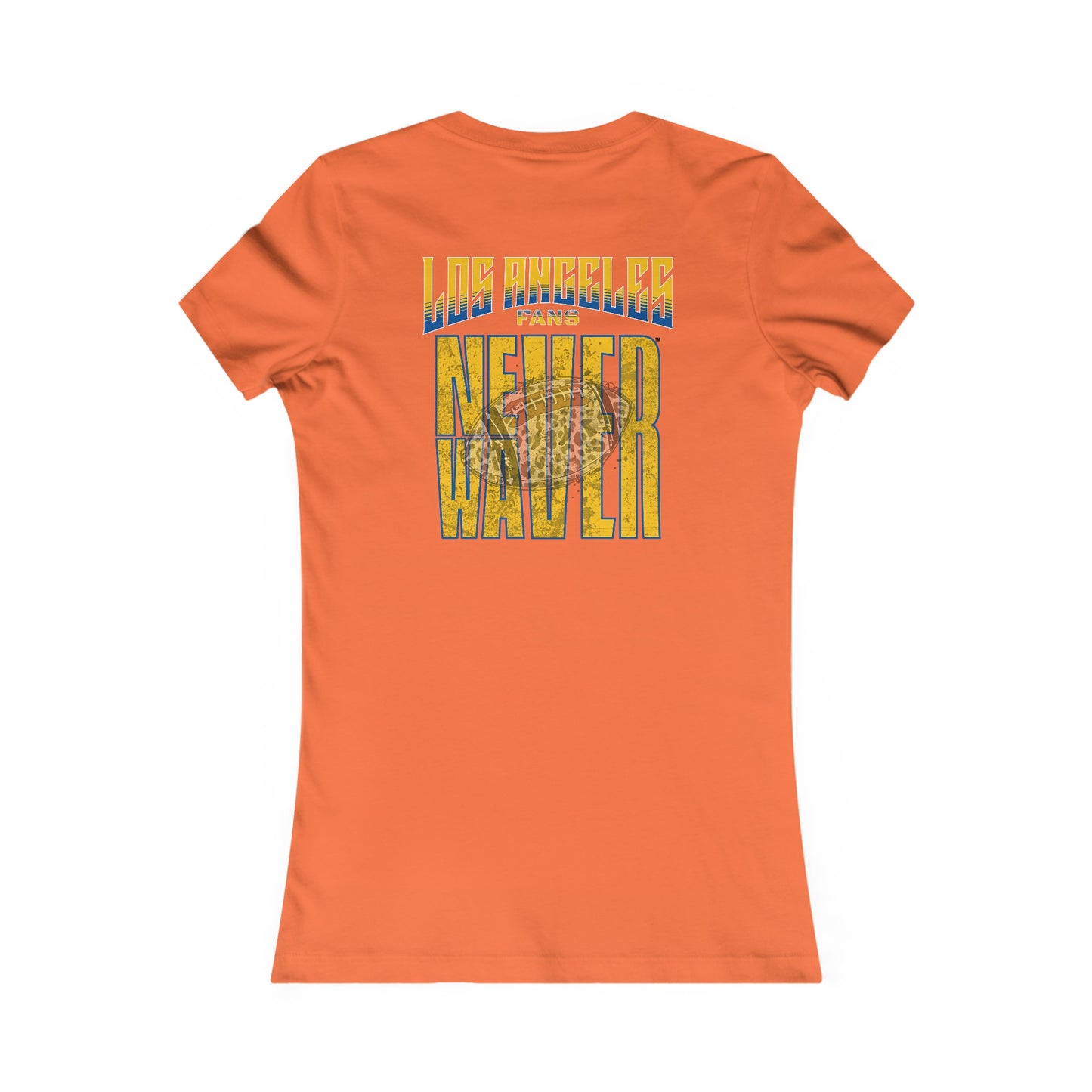 Los Angeles Fans Never Waver W-Leopard Football Women's Favorite Tee