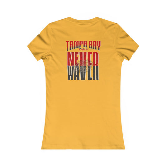 Tampa Bay Fans Never Waver With Leopard Football Women's Favorite Tee