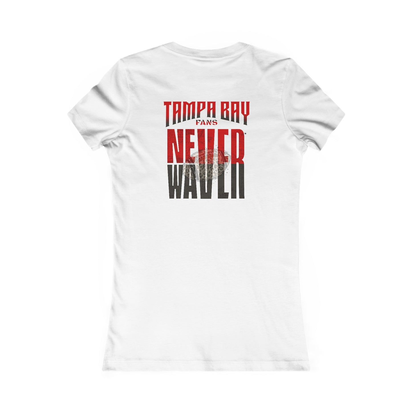 Tampa Bay Fans Never Waver With Leopard Football Women's Favorite Tee