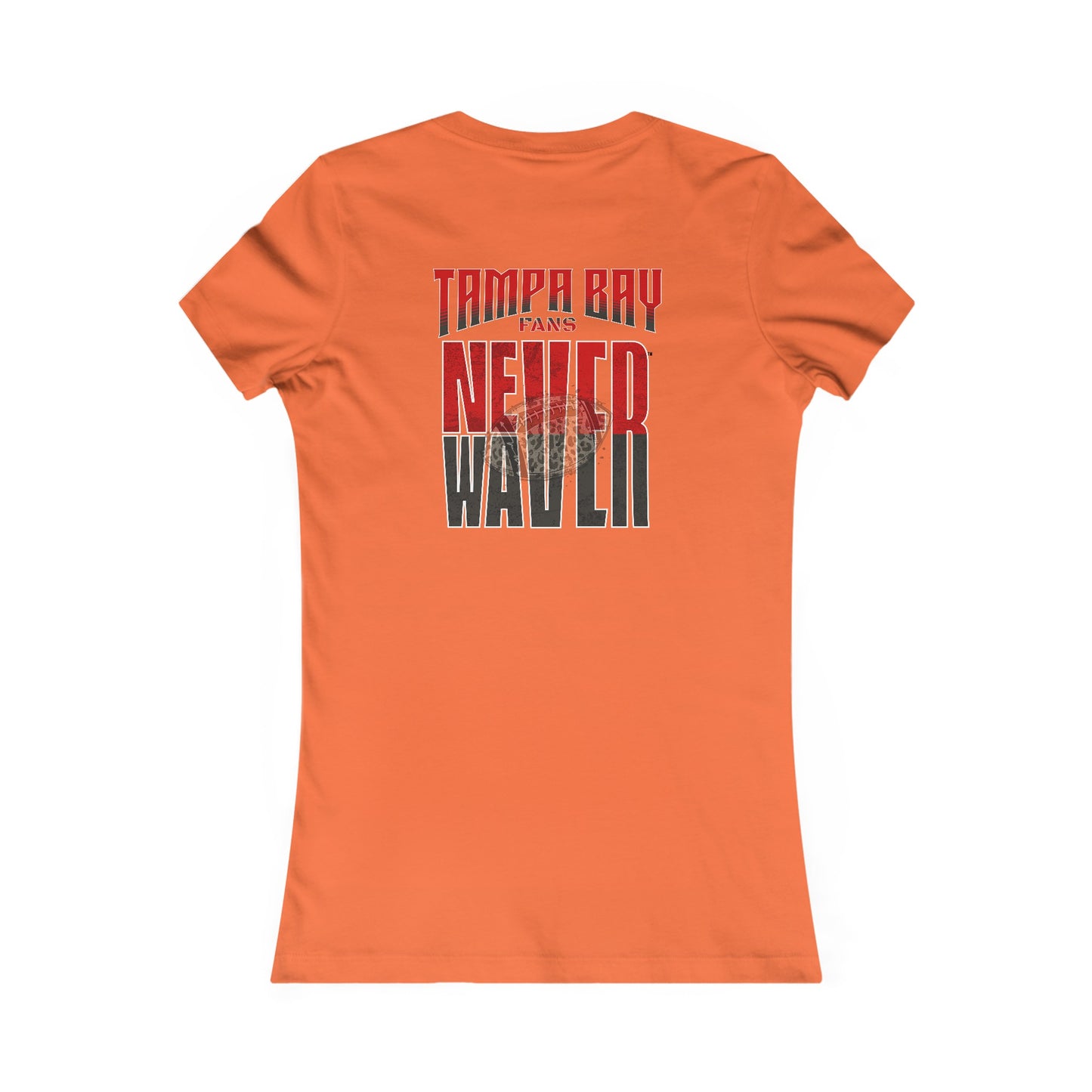 Tampa Bay Fans Never Waver With Leopard Football Women's Favorite Tee