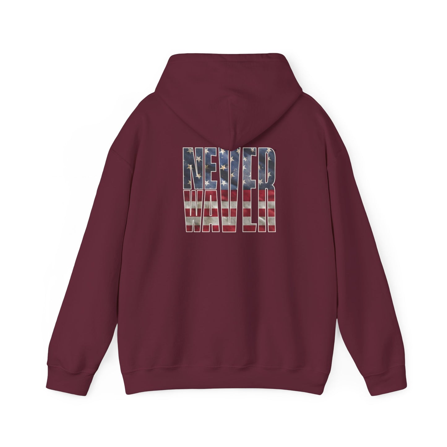 Never Waver Unisex Heavy Blend™ Hooded Sweatshirt