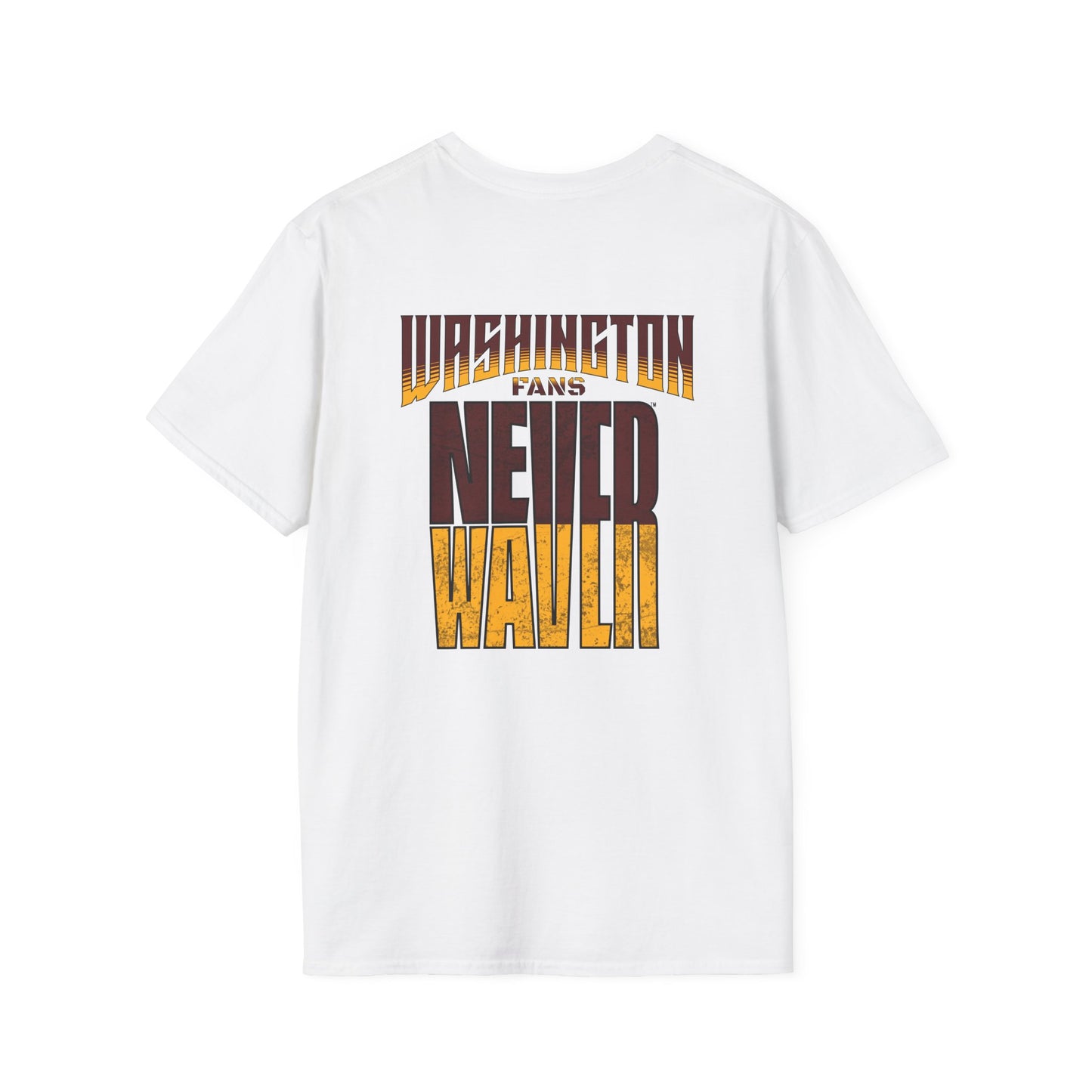 Washington Fans Never Waver Unisex Softstyle T-Shirt