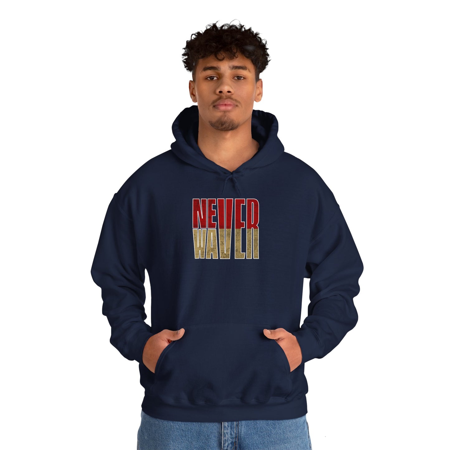 San Francisco Fans Never Waver Unisex Heavy Blend™ Hooded Sweatshirt