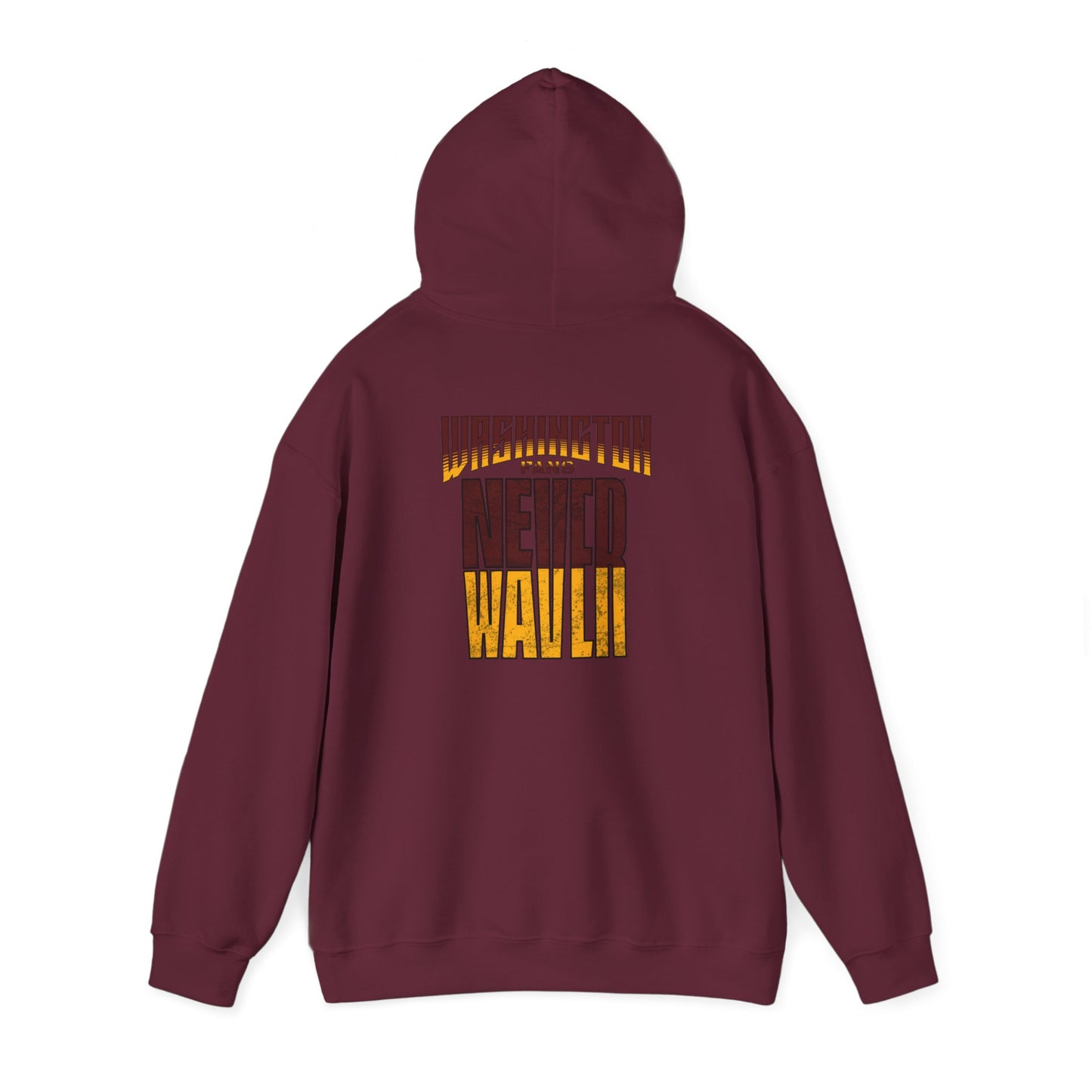 Washington Fans Never Waver Unisex Heavy Blend™ Hooded Sweatshirt