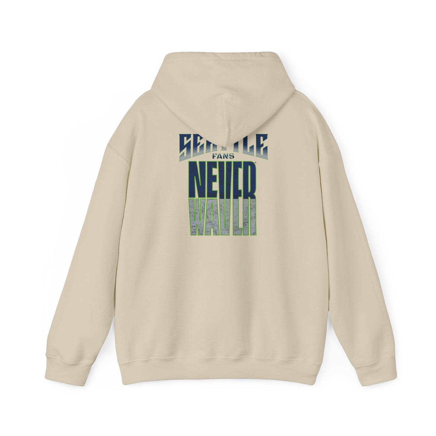 Seattle Fans Never Waver Unisex Heavy Blend™ Hooded Sweatshirt