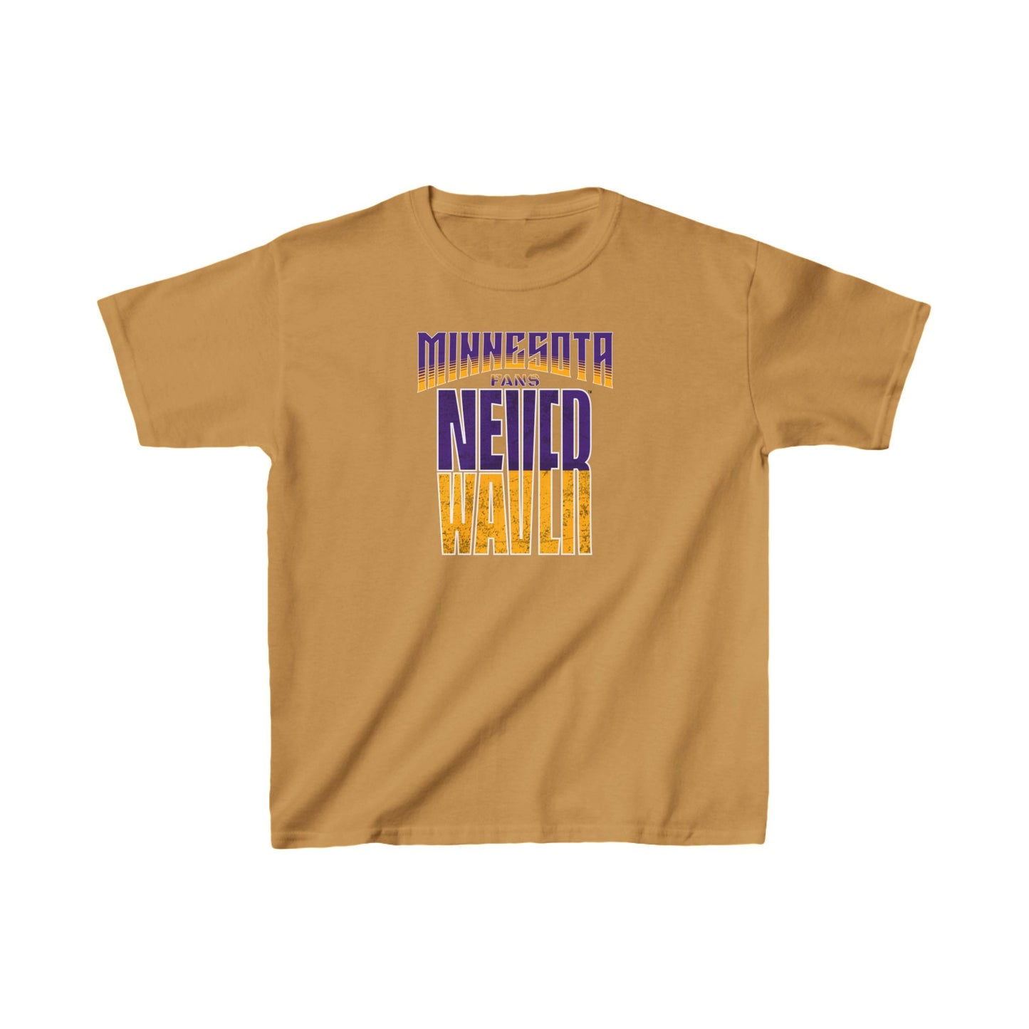 Minnesota Fans Never Waver Kids Heavy Cotton™ Tee