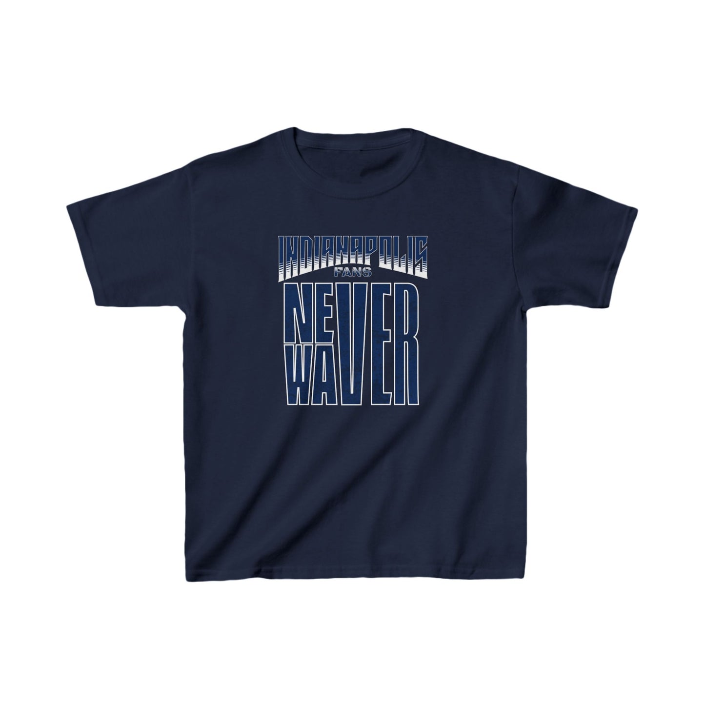 Indianapolis Fans Never Waver Kids Heavy Cotton™ Tee