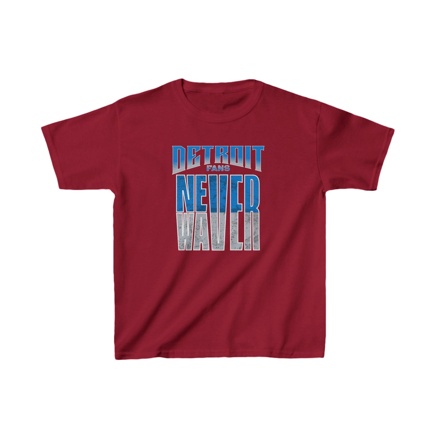 Detroit Fans Never Waver Kids Heavy Cotton™ Tee