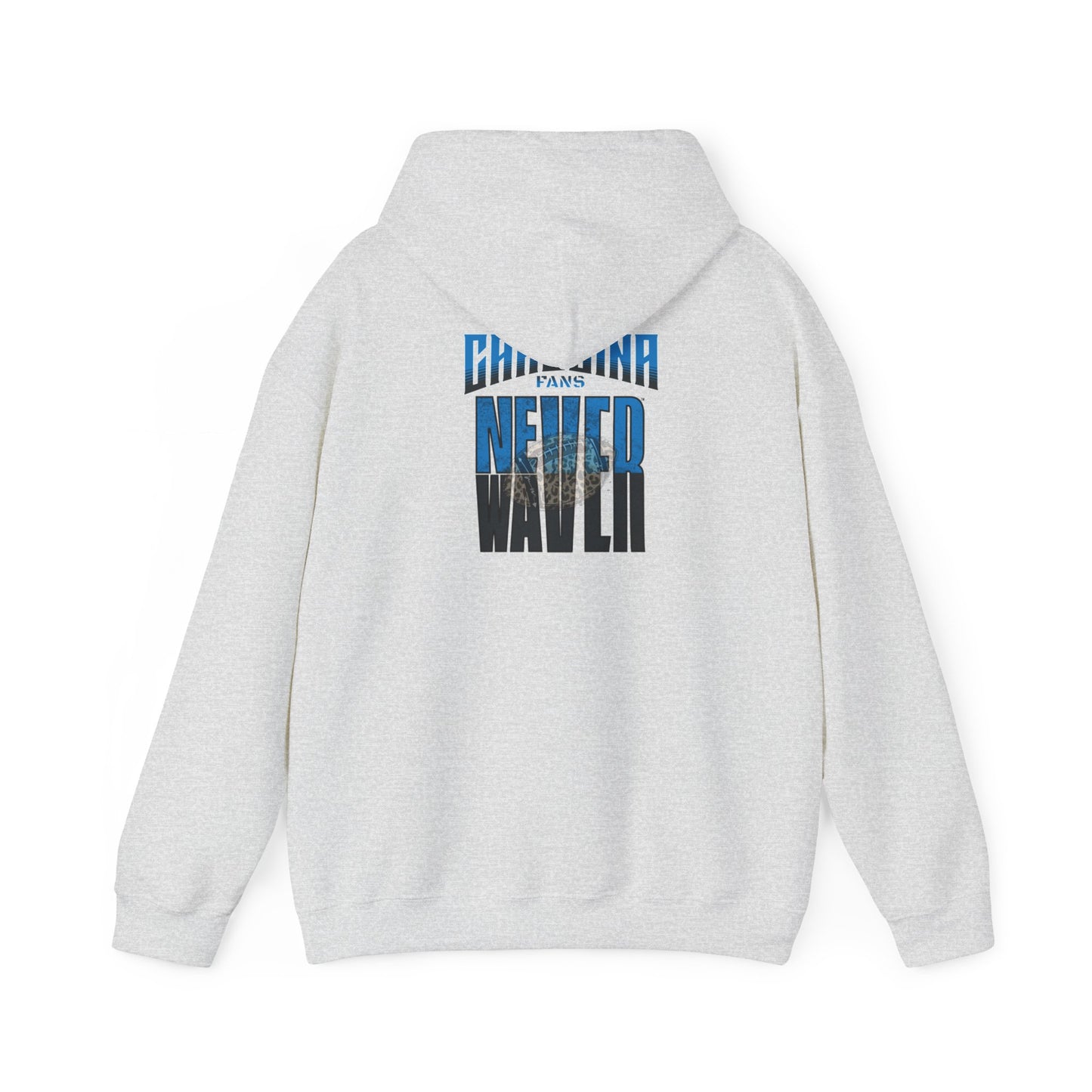 Carolina  Fans Never Waver W-Leopard Football Unisex Heavy Blend™ Hooded Sweatshirt