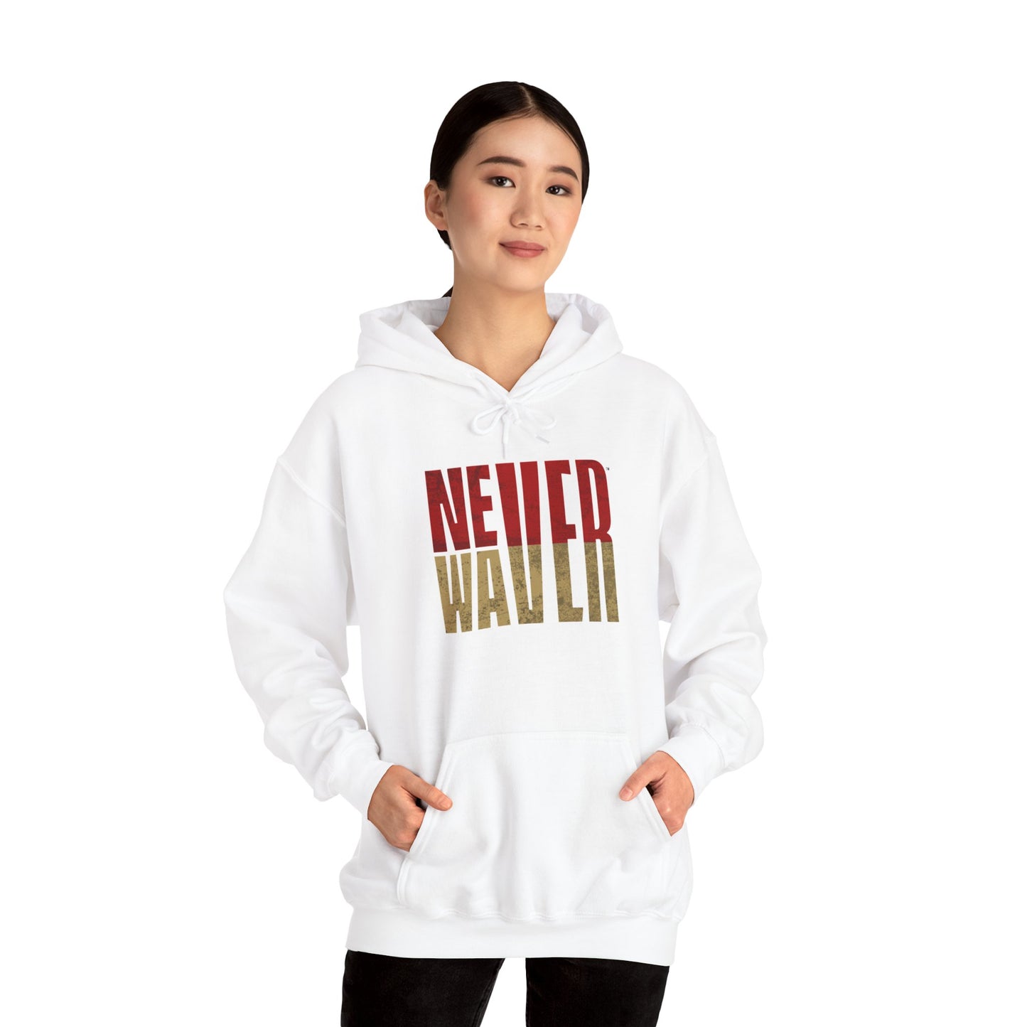 San Francisco Fans Never Waver Unisex Heavy Blend™ Hooded Sweatshirt