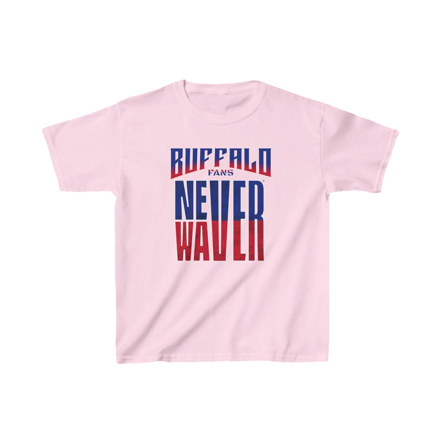 Buffalo Fans Never Waver Kids Heavy Cotton™ Tee