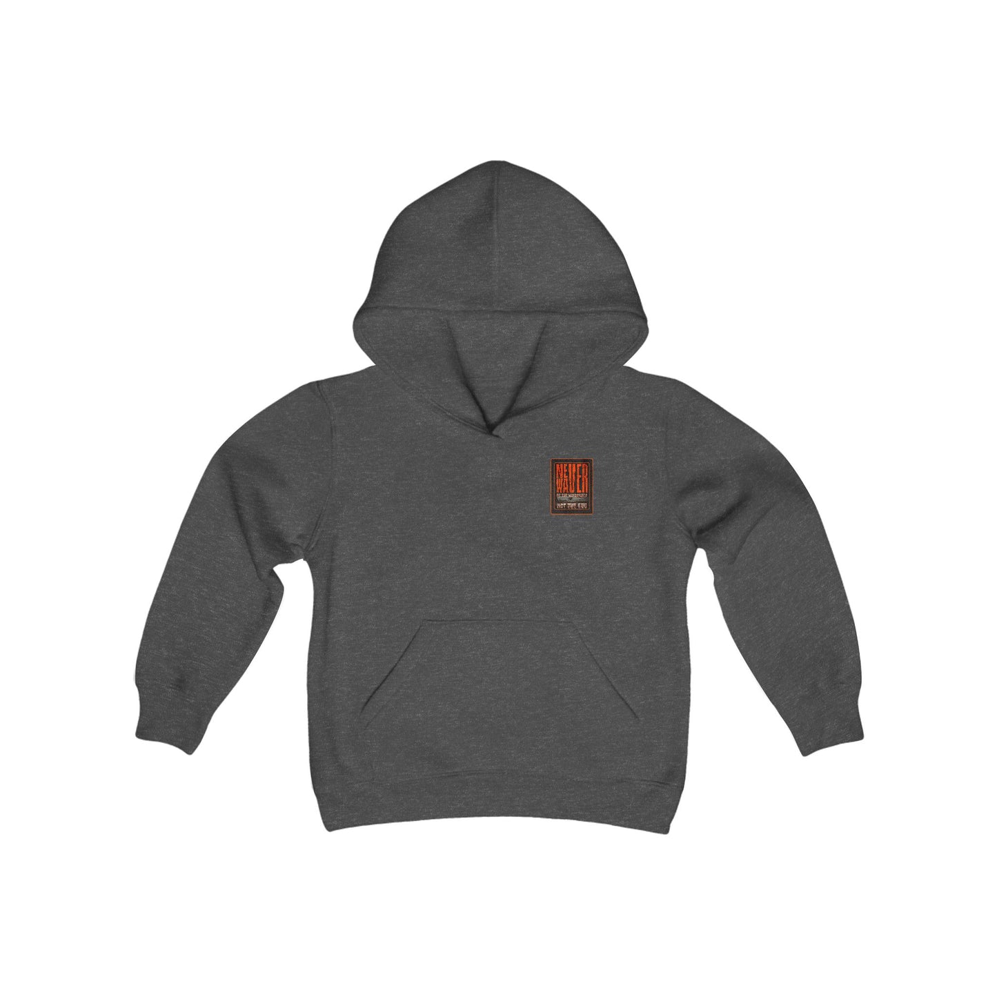 Youth Heavy Blend Hoodie - "Never Waver be the Windshield " Motivational Sweatshirt