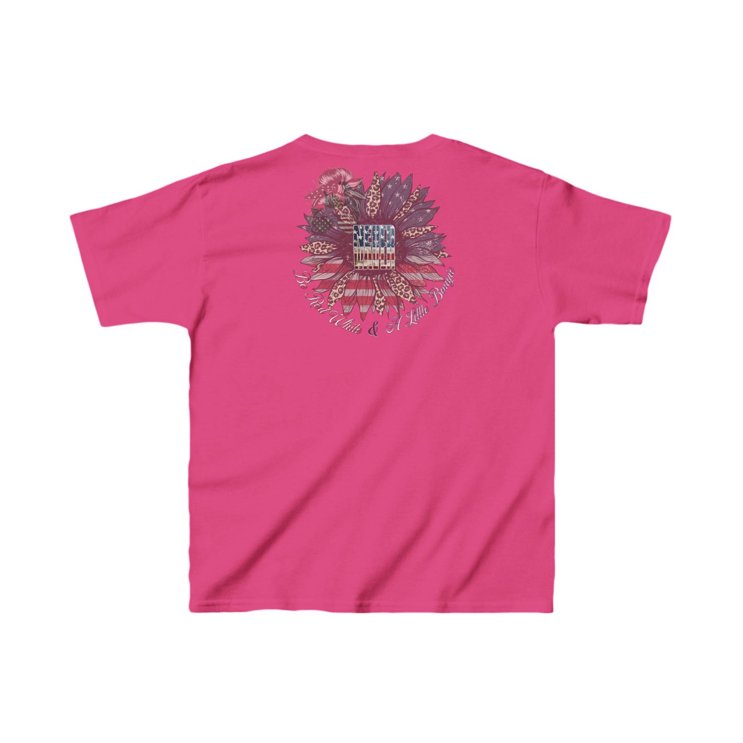 Kids Heavy Cotton™ Never Waver  Be Red White and- A Little Bougie Stylish, Comfortable Everyday Wear