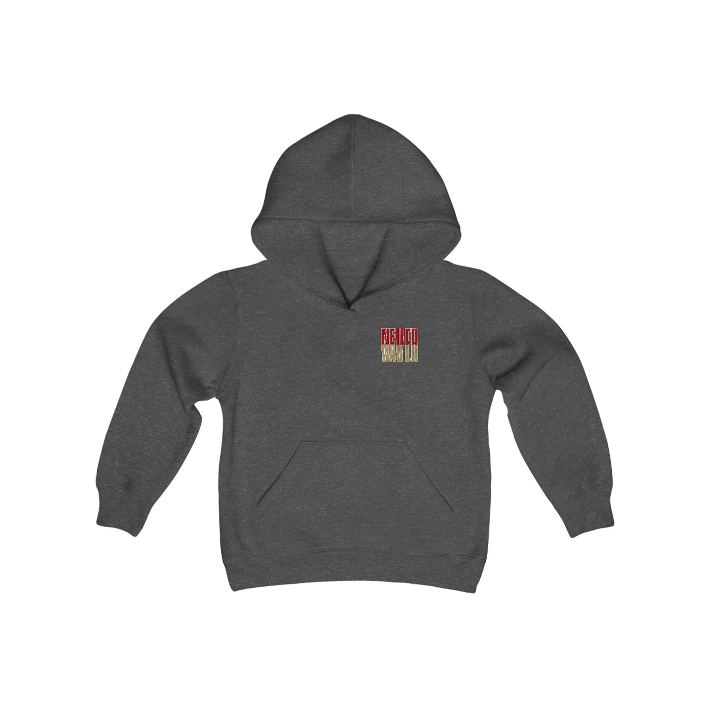 San Francisco Fans Never Waver Youth Heavy Blend Hooded Sweatshirt