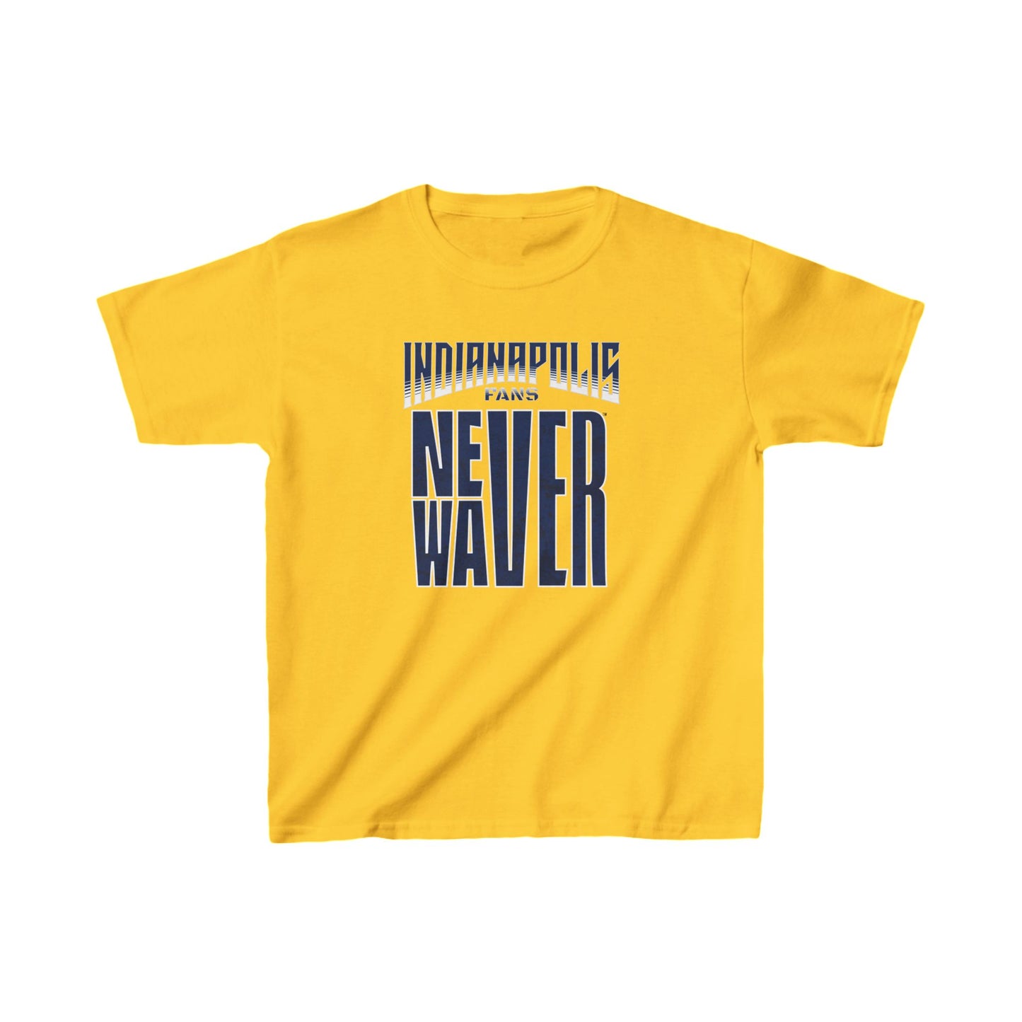 Indianapolis Fans Never Waver Kids Heavy Cotton™ Tee