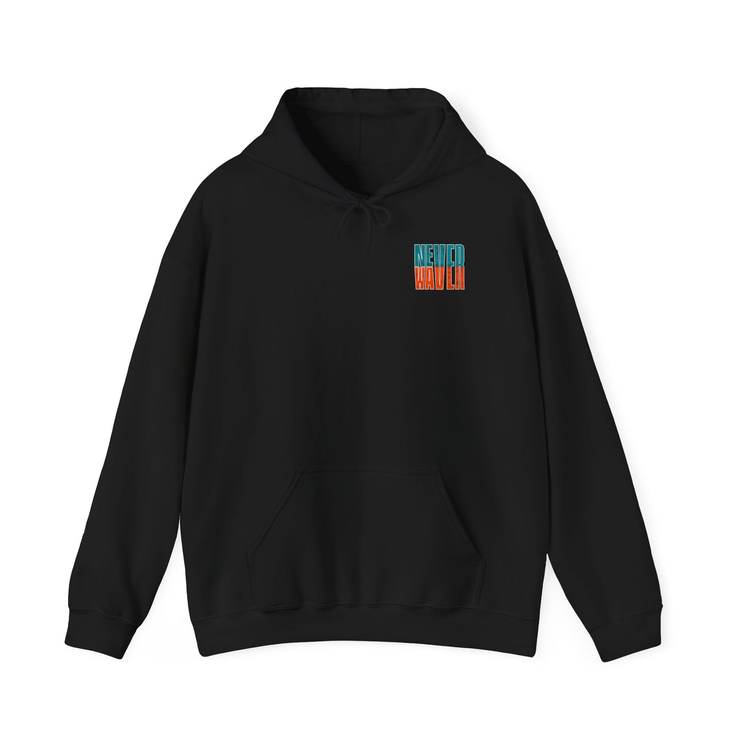 Miami Fans Never Waver Unisex Heavy Blend™ Hooded Sweatshirt