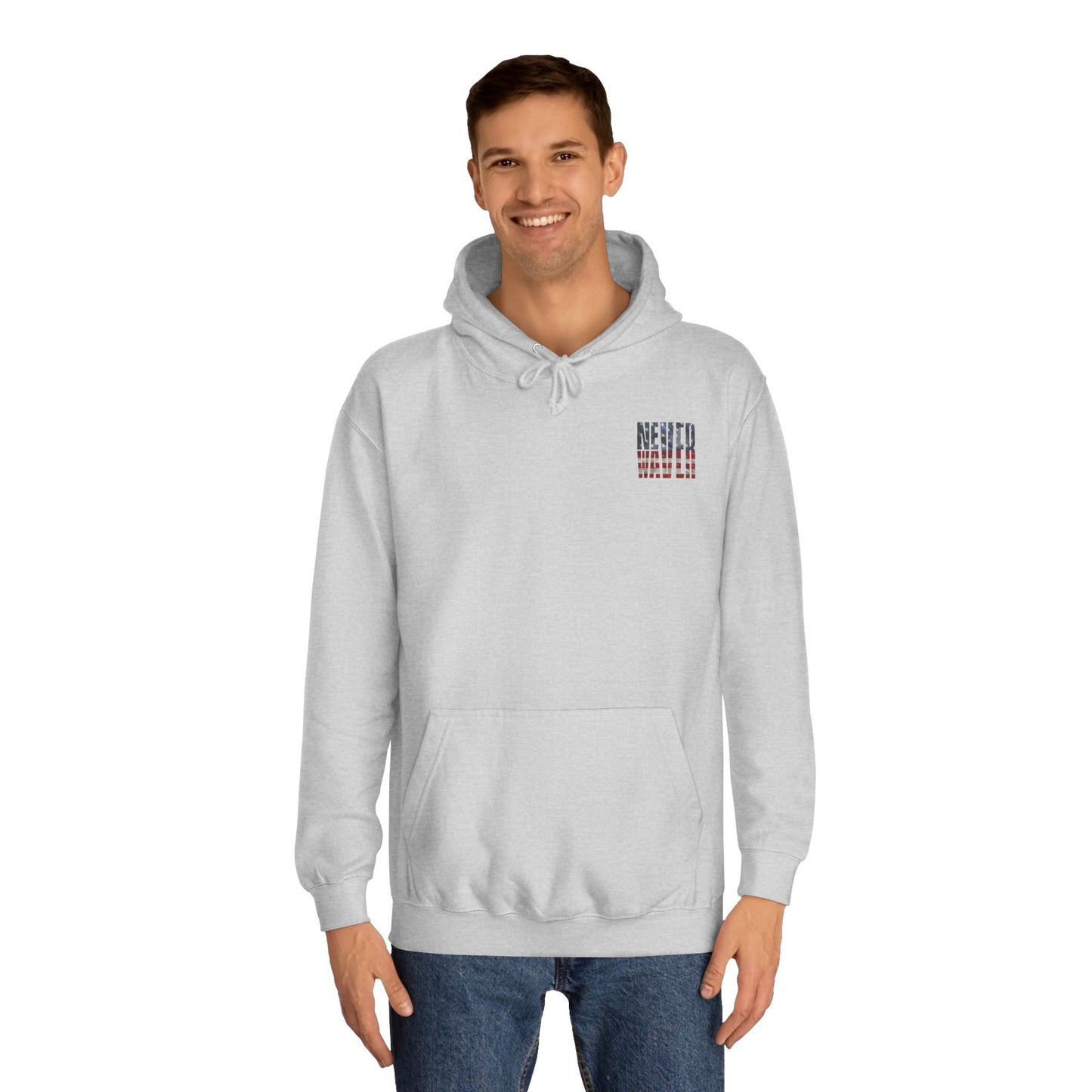 Never Waver Definition Unisex College Hoodie