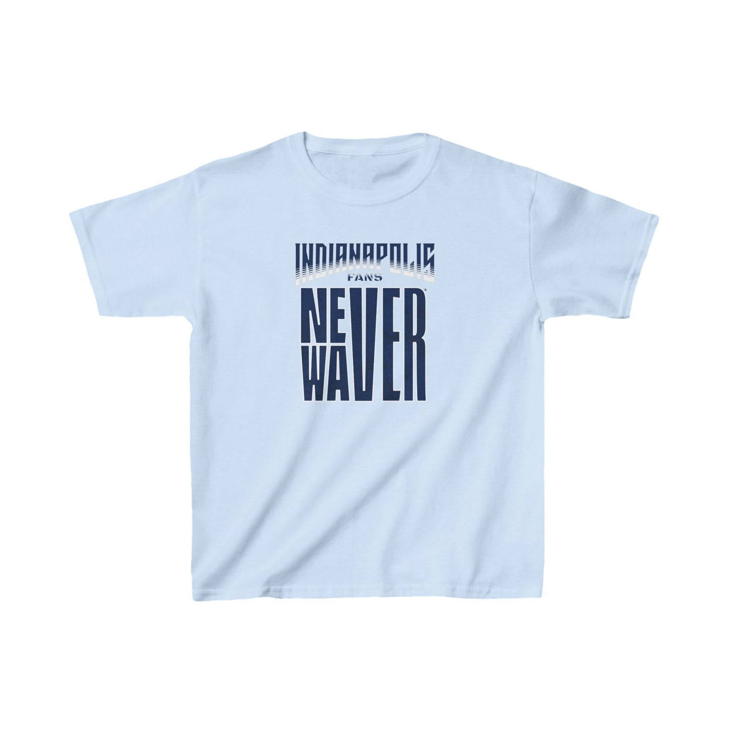 Indianapolis Fans Never Waver Kids Heavy Cotton™ Tee