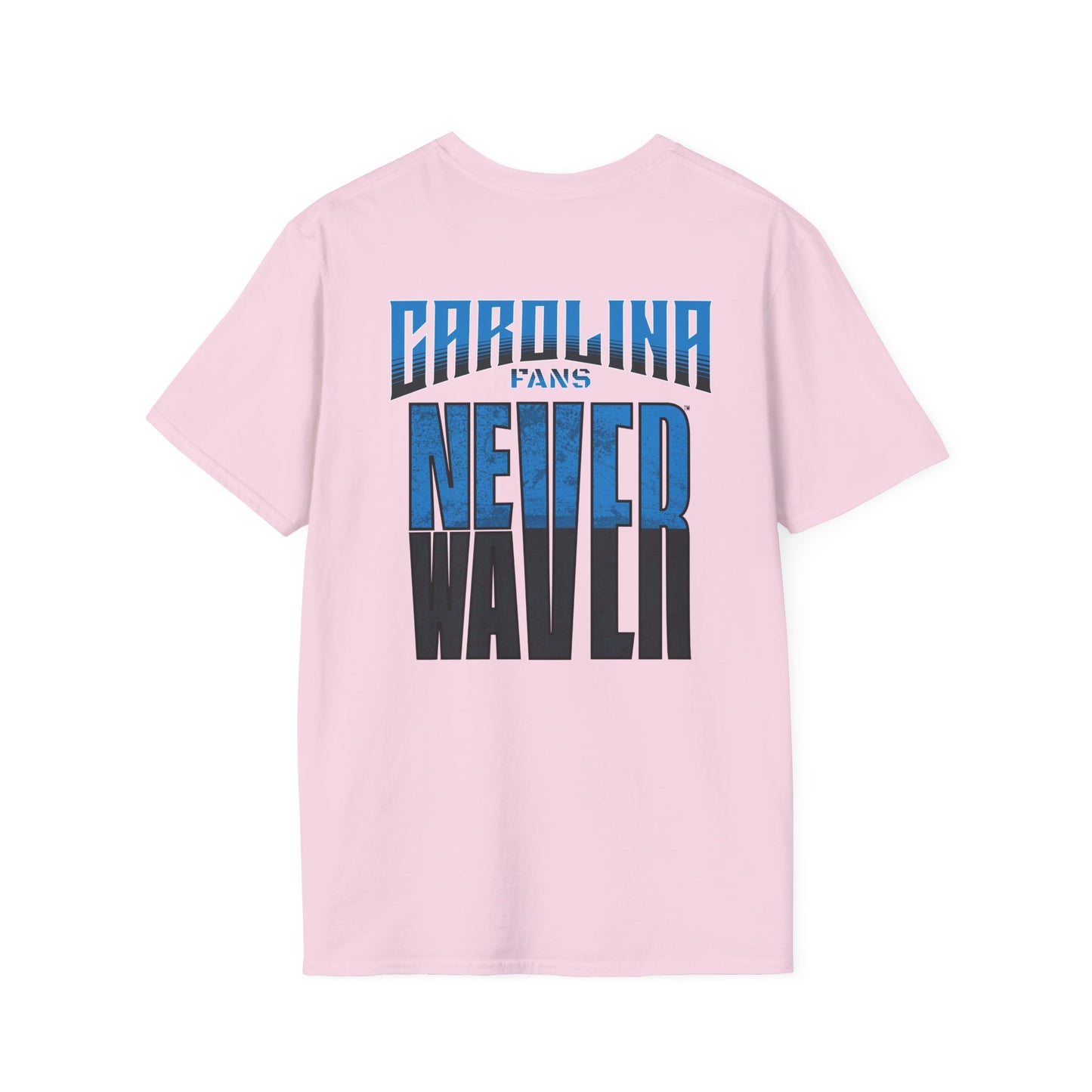 Carolina Fans Never Waver Unisex Softstyle T-Shirt