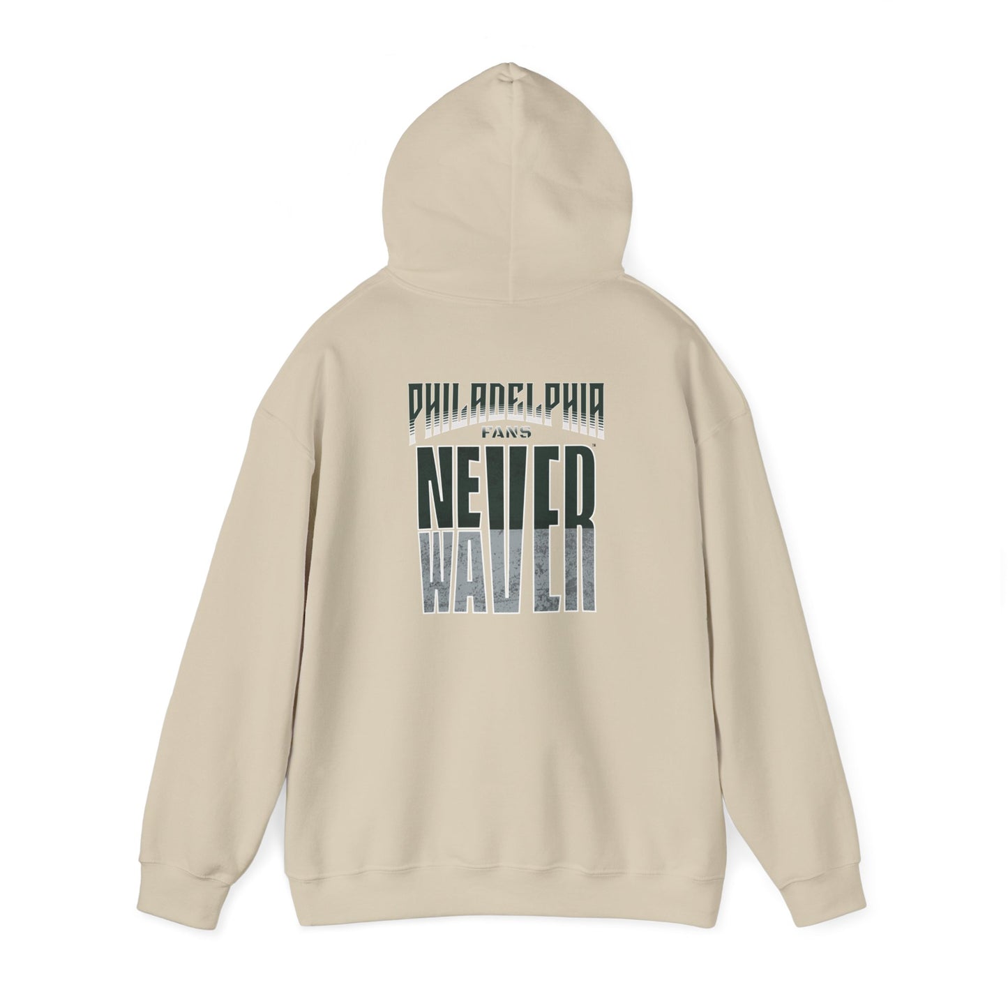 Philadelphia Fans Never Waver Unisex Heavy Blend™ Hooded Sweatshirt