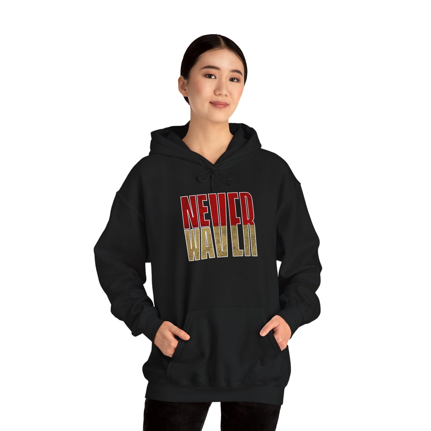 San Francisco Fans Never Waver Unisex Heavy Blend™ Hooded Sweatshirt