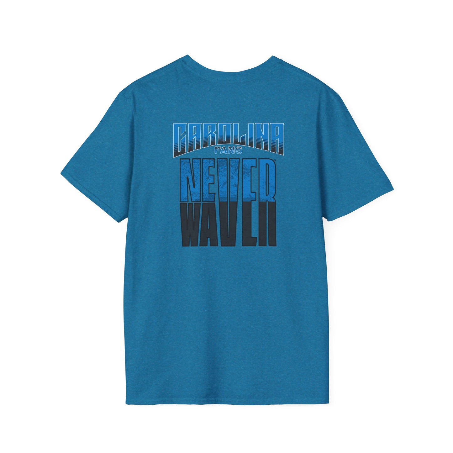 Carolina Fans Never Waver Unisex Softstyle T-Shirt